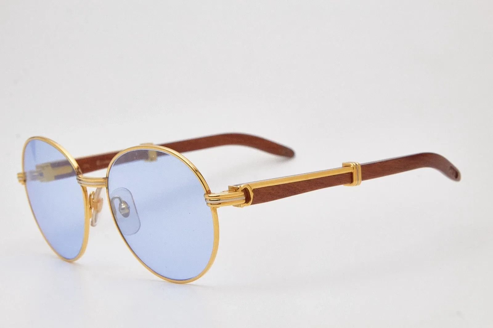 Cartier Sunglasses Cartier Bagatelle Bubinga Wood Size ONE SIZE - 8 Thumbnail