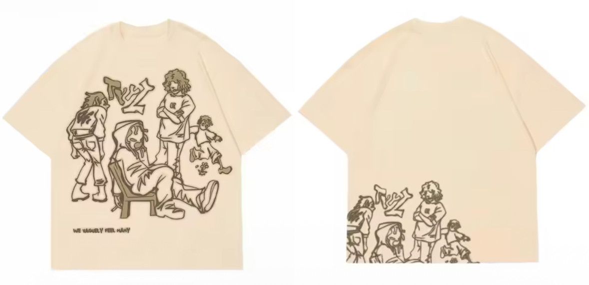 Other Streetwear Retro Summer Boy Print T-Shirt Punk Size US XXL / EU 58 / 5 - 3 Thumbnail