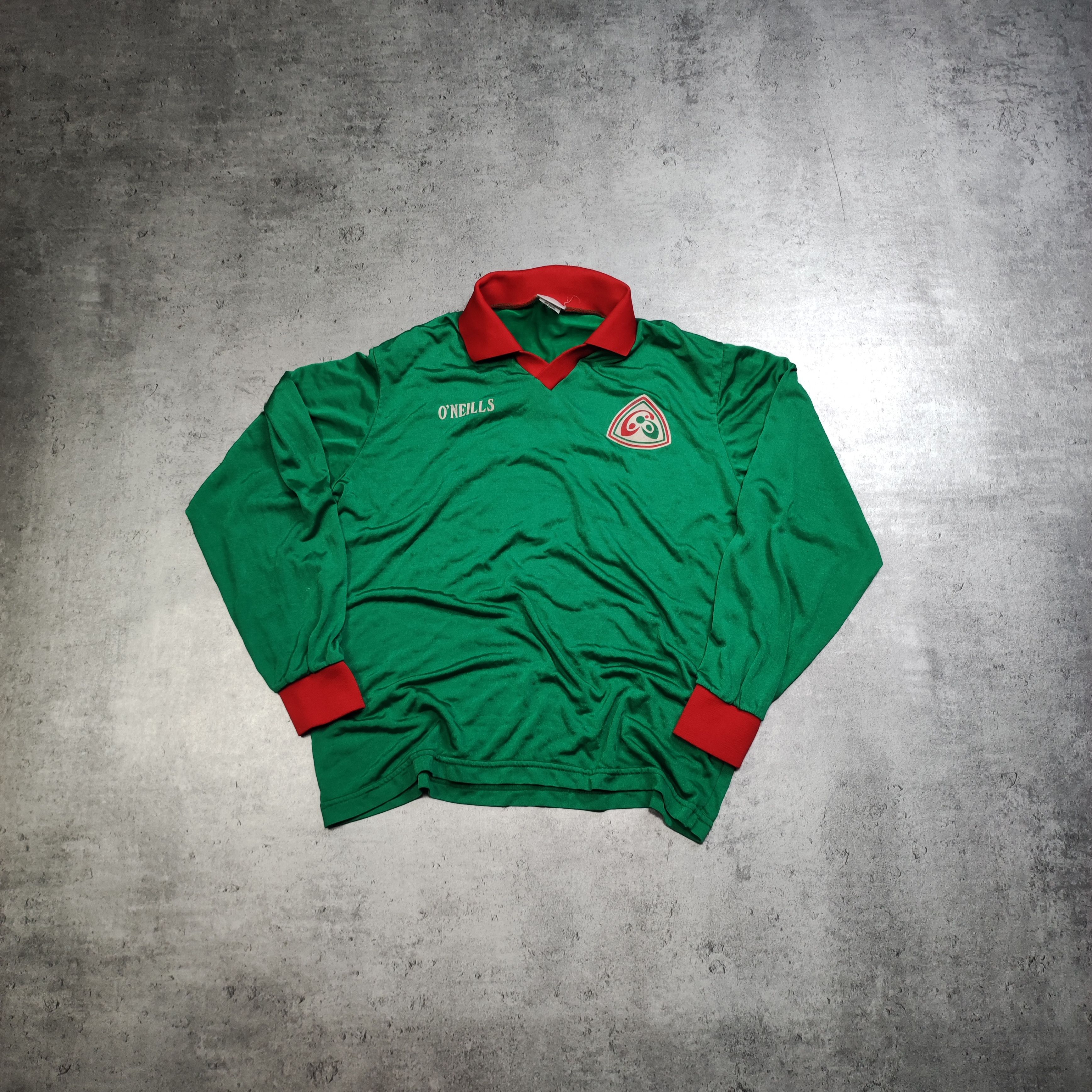 Vintage RARE Abbeylara FC Football #13 Match 80s Long Jersey Size US M / EU 48-50 / 2 - 1 Thumbnail