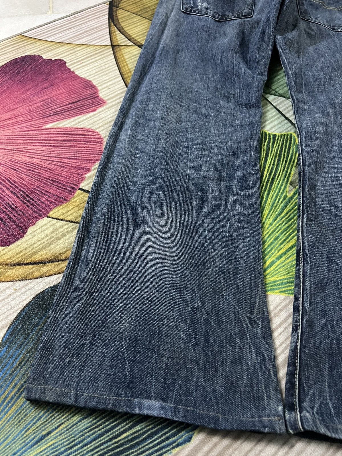 Energie × Jean 💥Flare💥Energie Distress Jean Size US 33 - 14 Thumbnail
