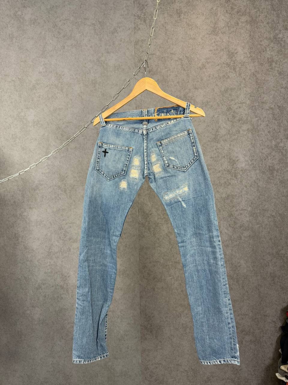 Allsaints Allsaints vintage designer distressed denim jeans Size US 28 / EU 44 - 8 Thumbnail