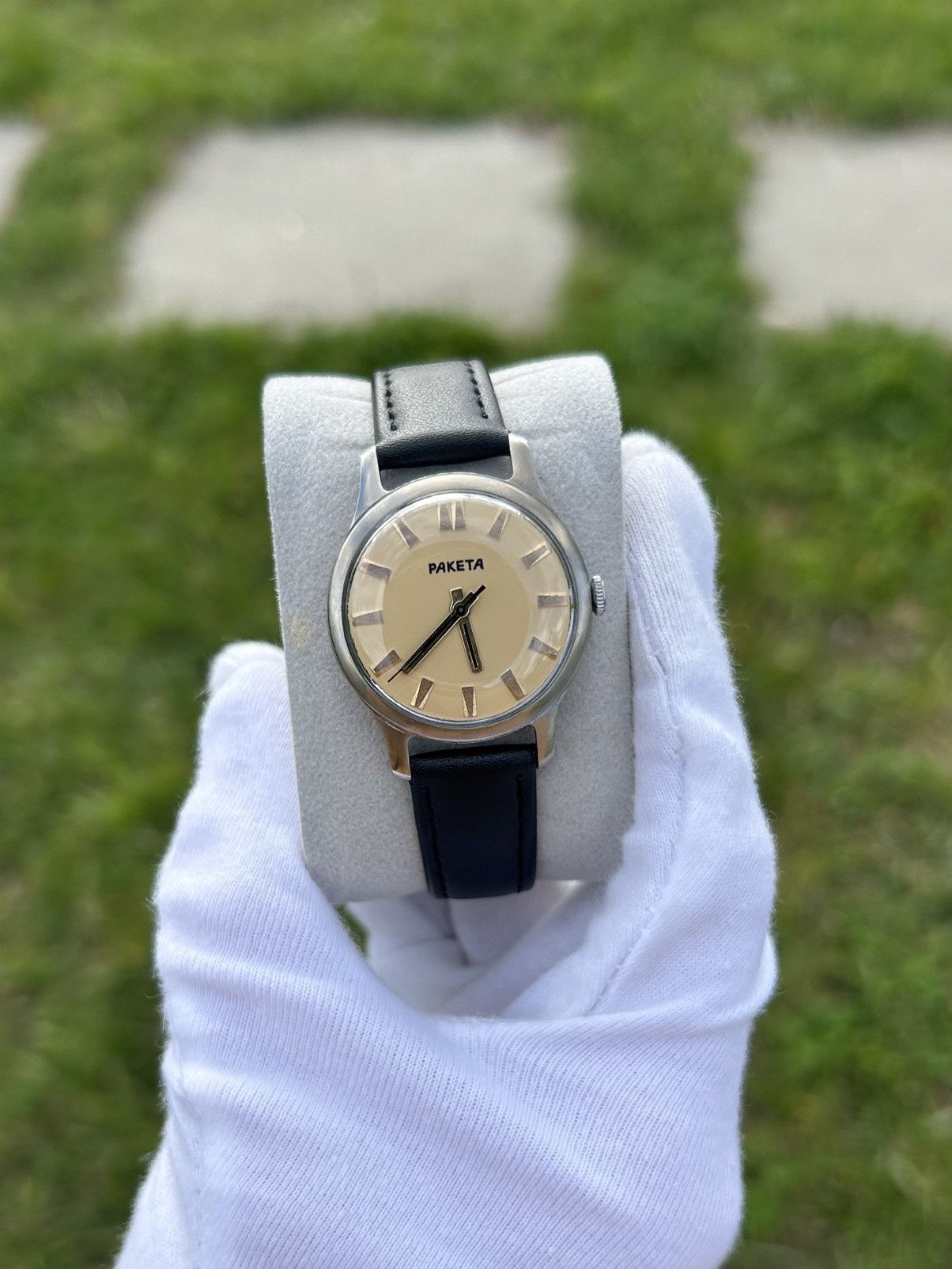 Vintage Vintage Watch Raketa Soviet USSR Mechanical Wristwatch 1950s Size ONE SIZE - 1 Thumbnail