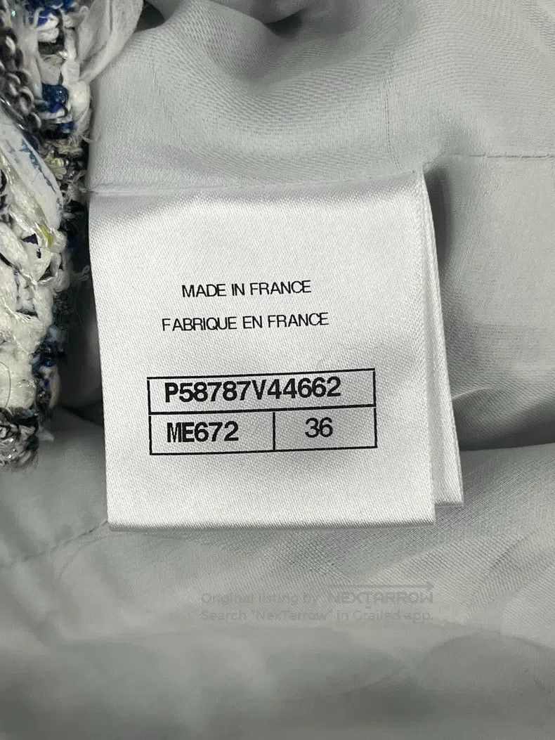 Chanel Chanel Waterfall series blue and white tassel coat Size XS / US 0-2 / IT 36-38 - 5 Thumbnail