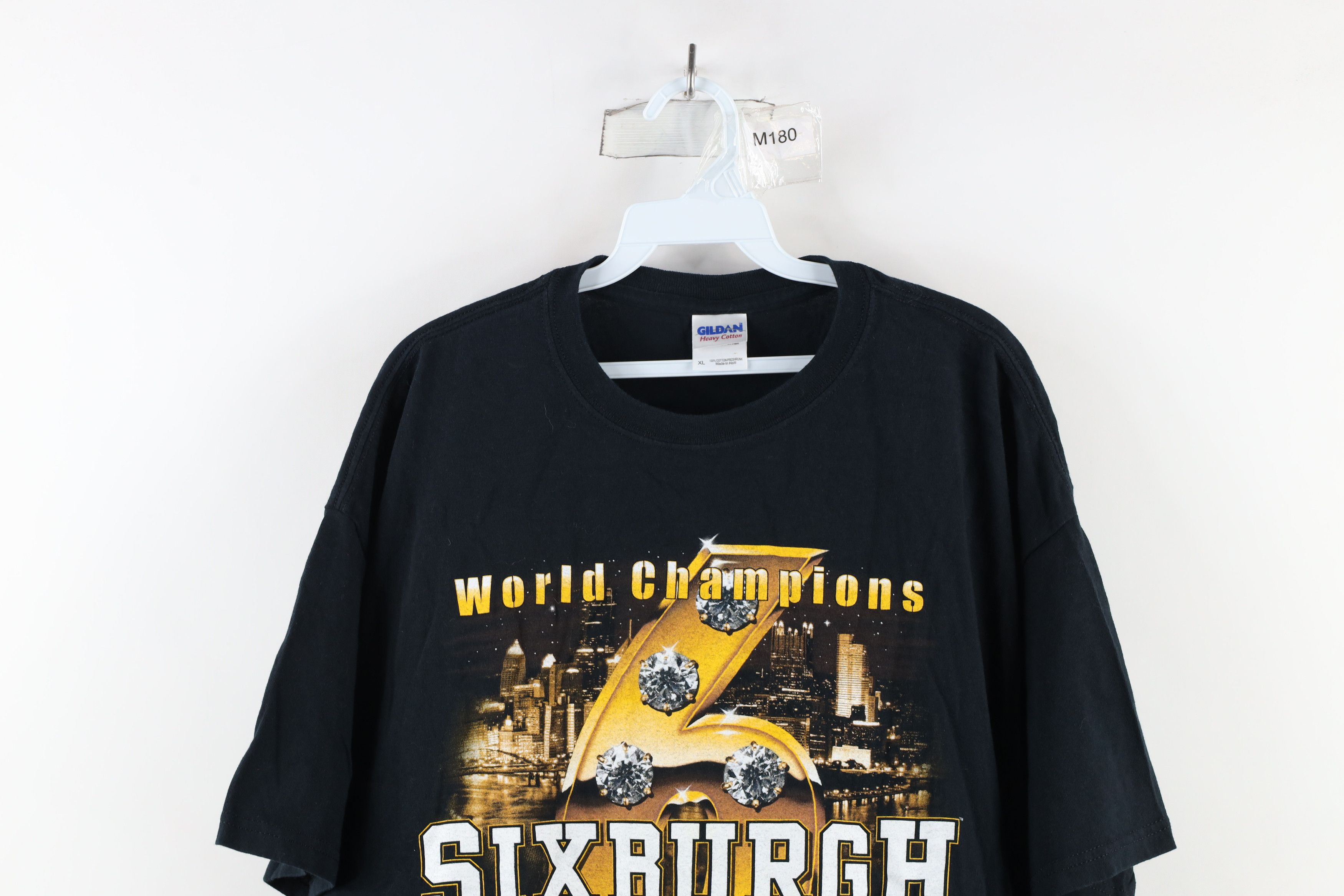 Vintage Vintage Y2K Pittsburgh Steelers Sixburgh Super Bowl T-Shirt Size US XL / EU 56 / 4 - 2 Thumbnail