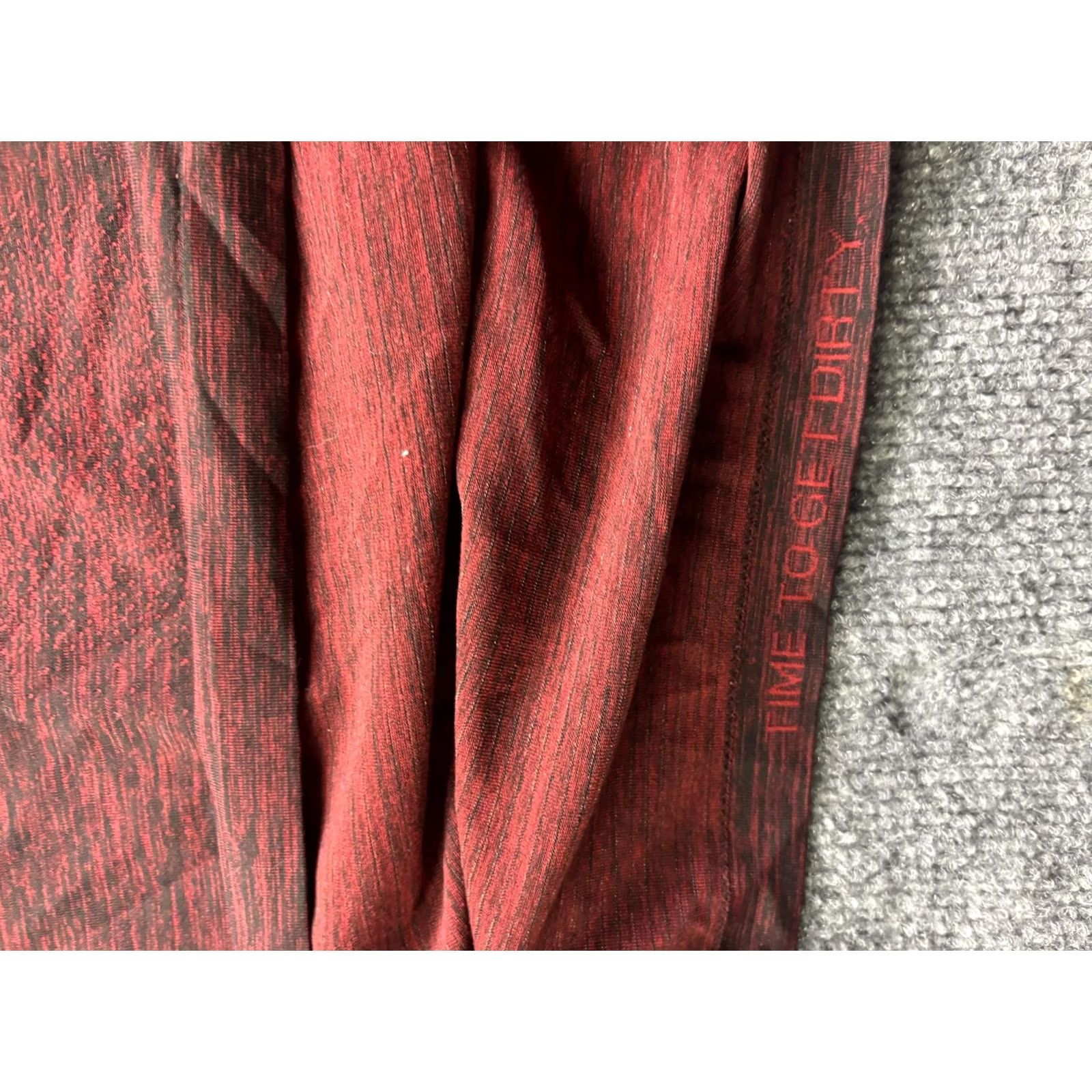 Lululemon Lululemon Shirt Mens Large Red Short Sleeve Athletic Running Training Top Size US M / EU 48-50 / 2 - 7 Thumbnail