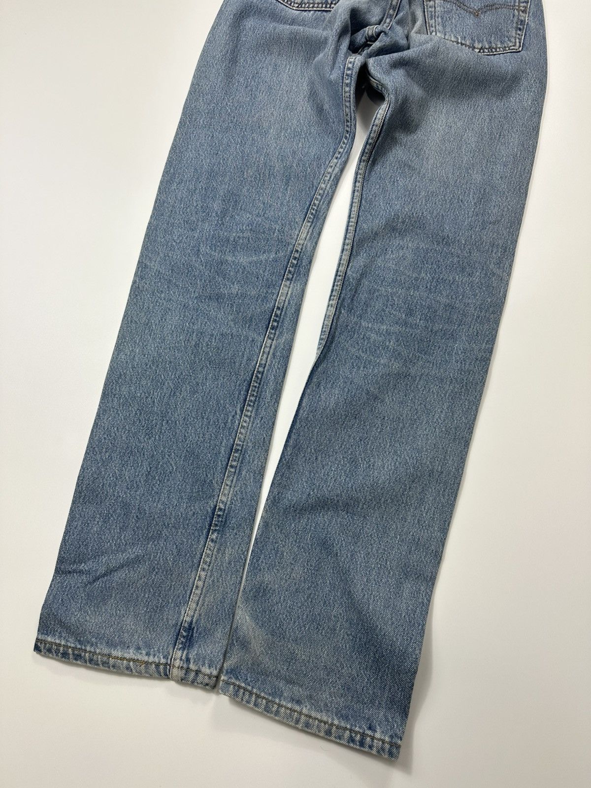 Levi's Vintage 501 Light Blue Jeans W27 L34 Made In Spain Size US 27 - 11 Thumbnail