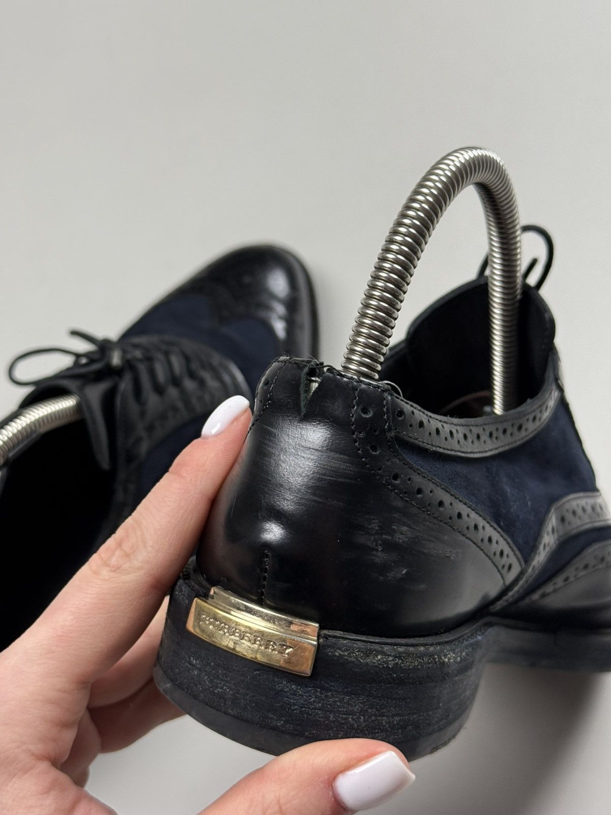 Burberry Burberry Ladies Leather Brogue Formal Shoes Size 38 / US 8 Size US 8 / IT 38 - 19 Thumbnail