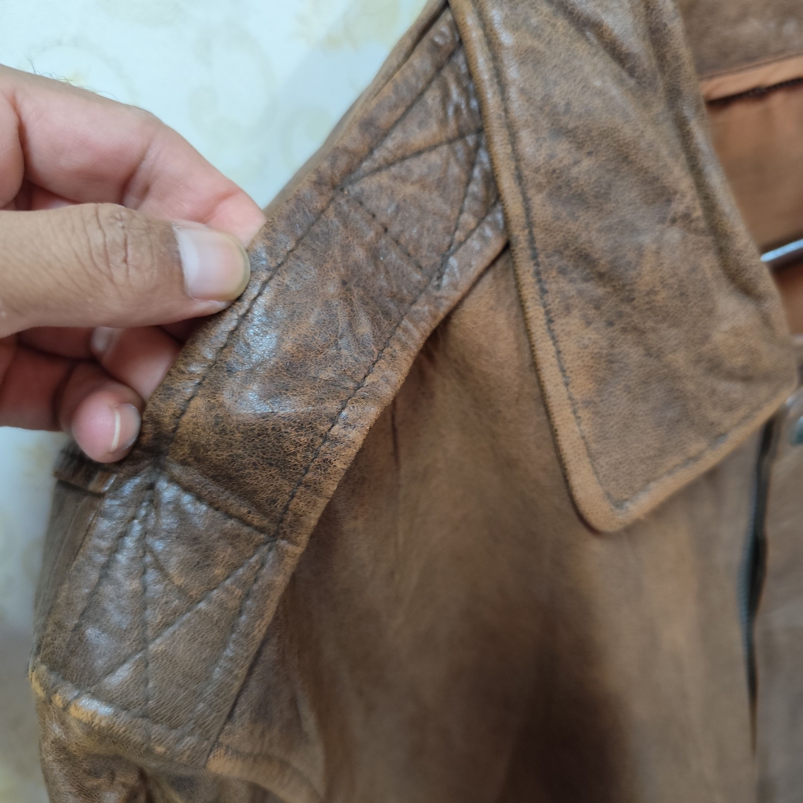 Vintage VINTAGE SHEEPSKIN BOMBER JACKET Size US S / EU 44-46 / 1 - 9 Thumbnail