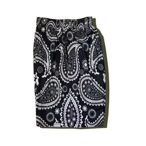 Jean 20SS Indigo Union Japan Black Bandana Beach Shorts Size US 32 / EU 48 - 3 Thumbnail