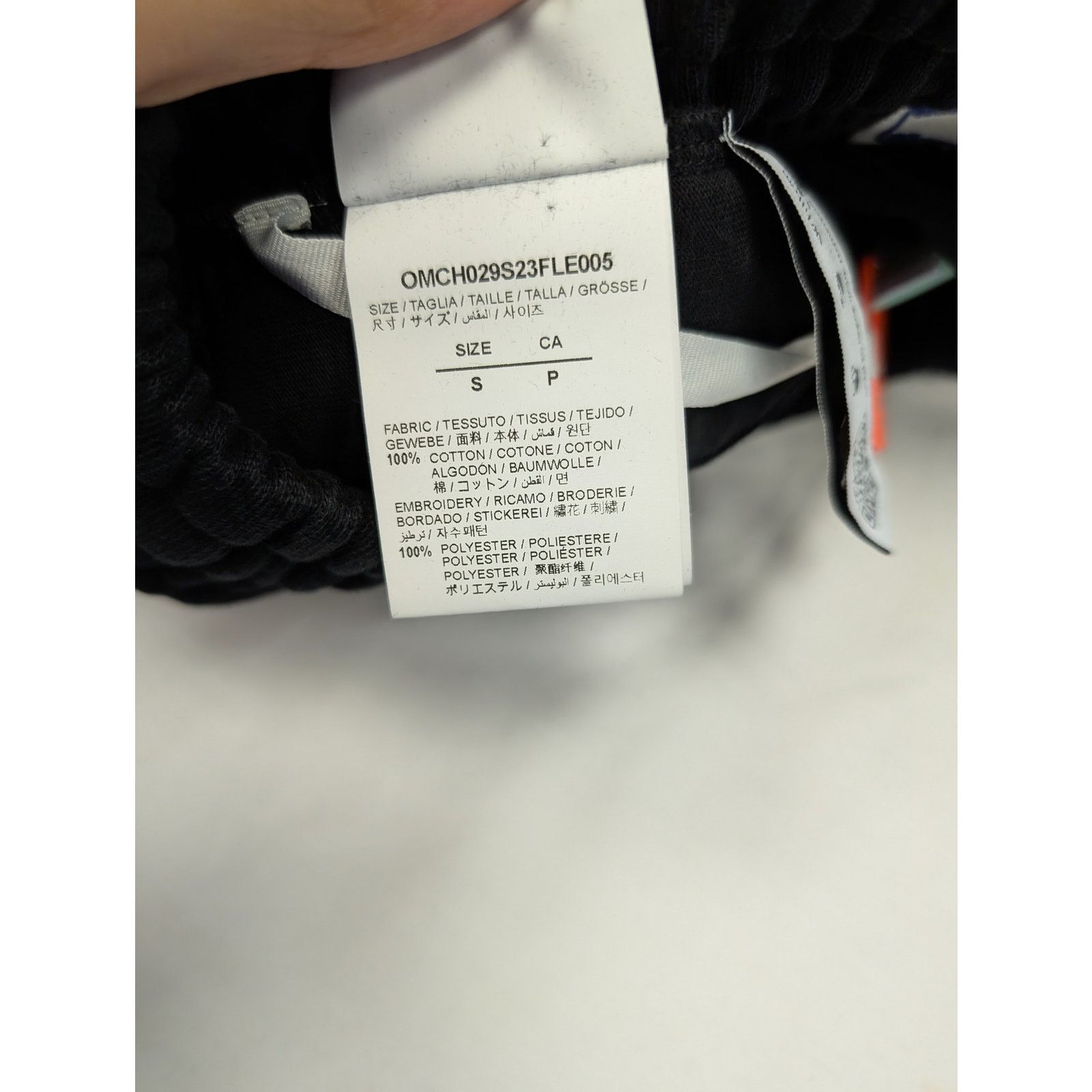 Off-White o1rshd1 Graffiti Layers Slim Sweatpants / Joggers in Black Size US 30 / EU 46 - 15 Thumbnail