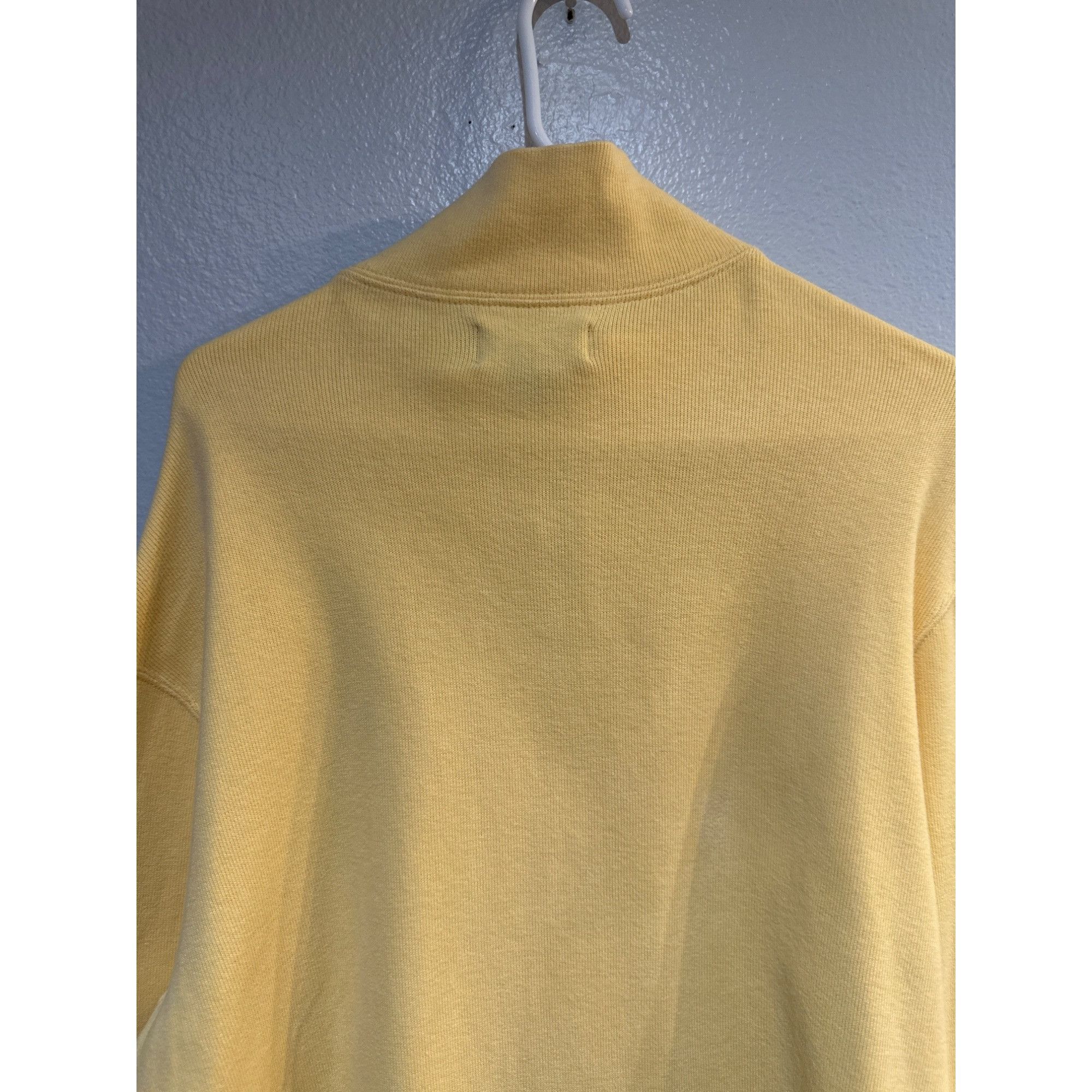 Polo Ralph Lauren Polo Ralph Lauren Lg Yellow Quarter Zip Long Sleeve Knit Swe Size US L / EU 52-54 / 3 - 10 Thumbnail