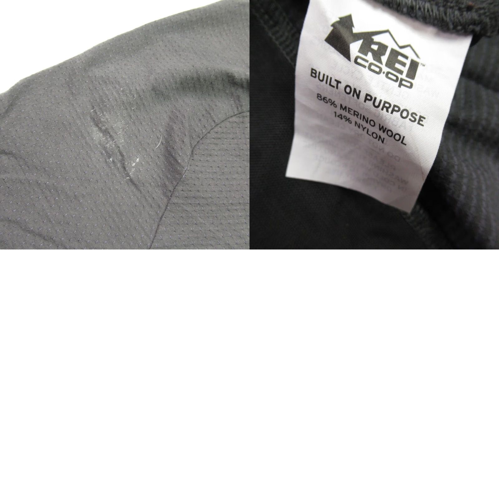 Vintage REI Shirt Womens Small Gray Short Sleeve 1/4 Button Pullover Stretch Casual Shirt Size S / US 4 / IT 40 - 8 Thumbnail