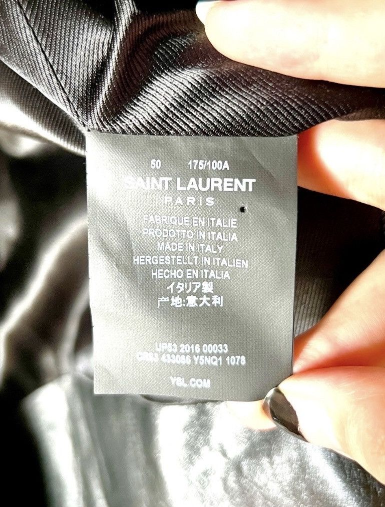 16FW Sequins Covered Leather Jacket sz50