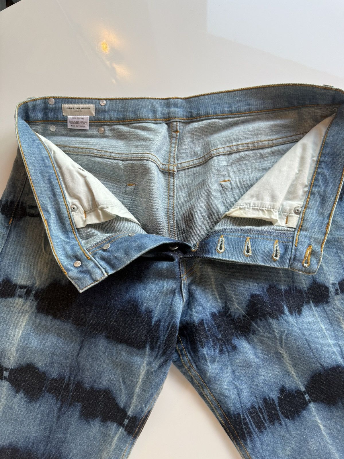 Dries Van Noten Dries Van Noten Tie-Dye Denim Size US 33 - 6 Thumbnail