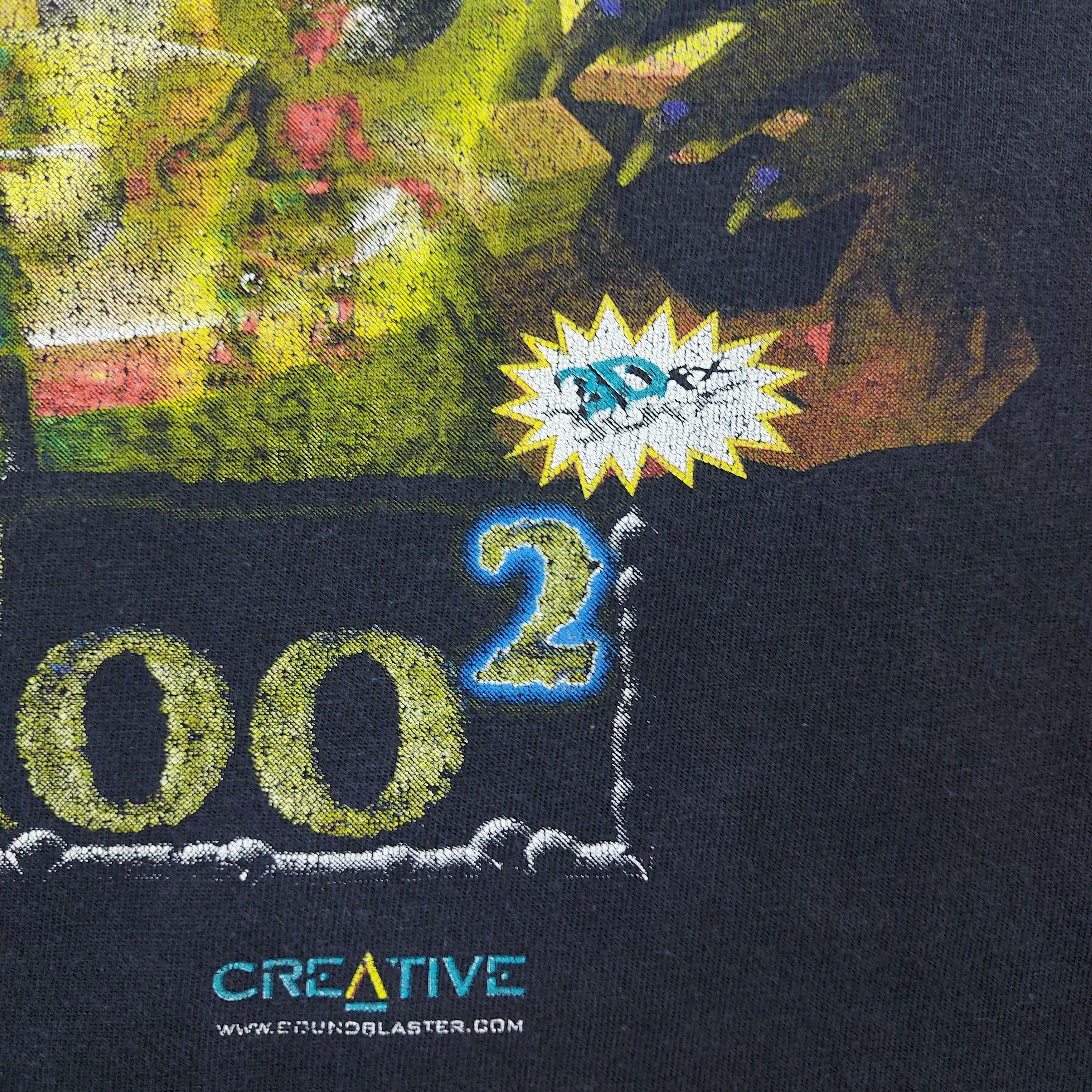 Microsoft VTG 1998 Creative 3D Blaster Voodoo2 Video Card Promo TEE Size US L / EU 52-54 / 3 - 12 Thumbnail