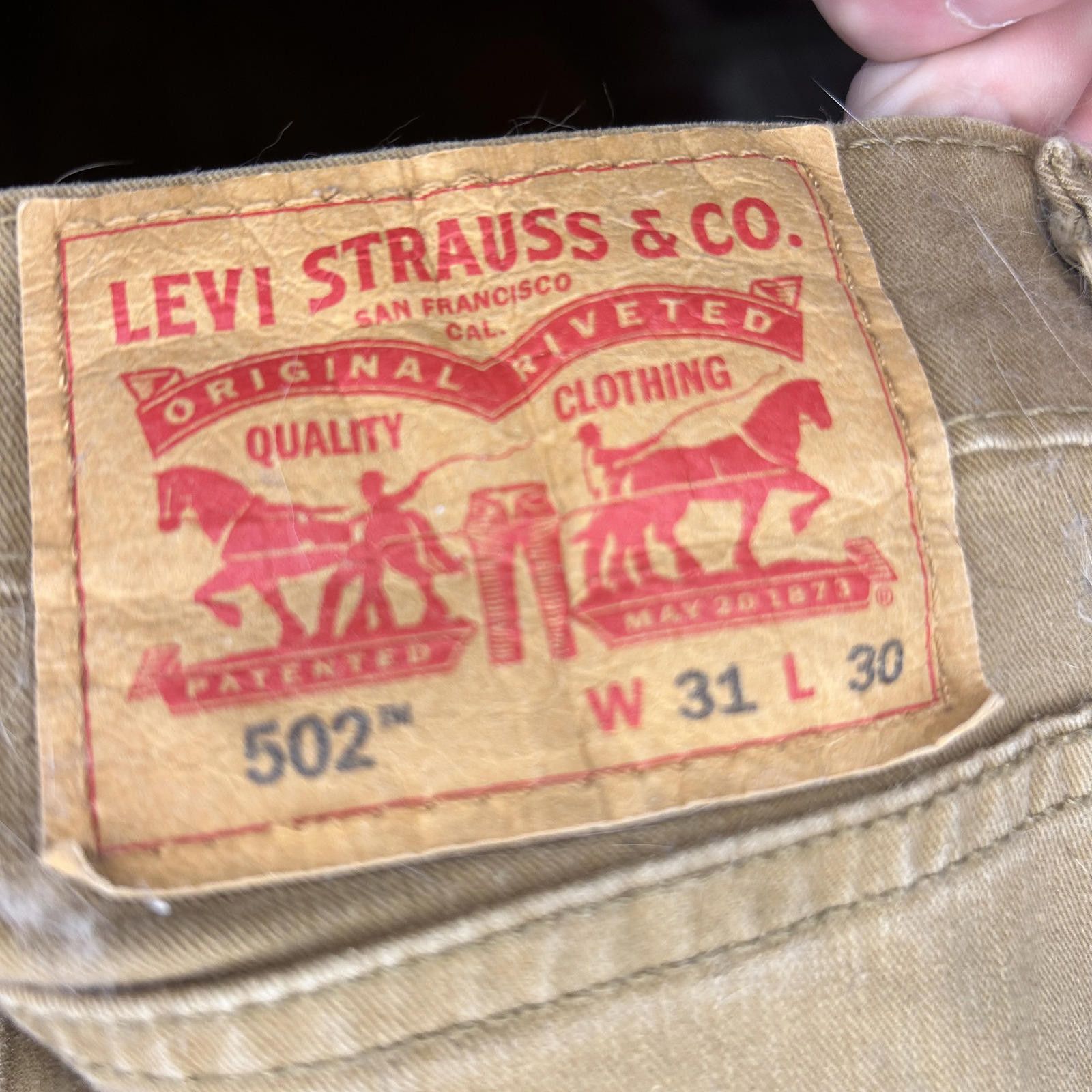 Other Levi's 502 Men's Khaki Pants - Casual Cool w Splash of Fresh Size US 31 - 2 Thumbnail
