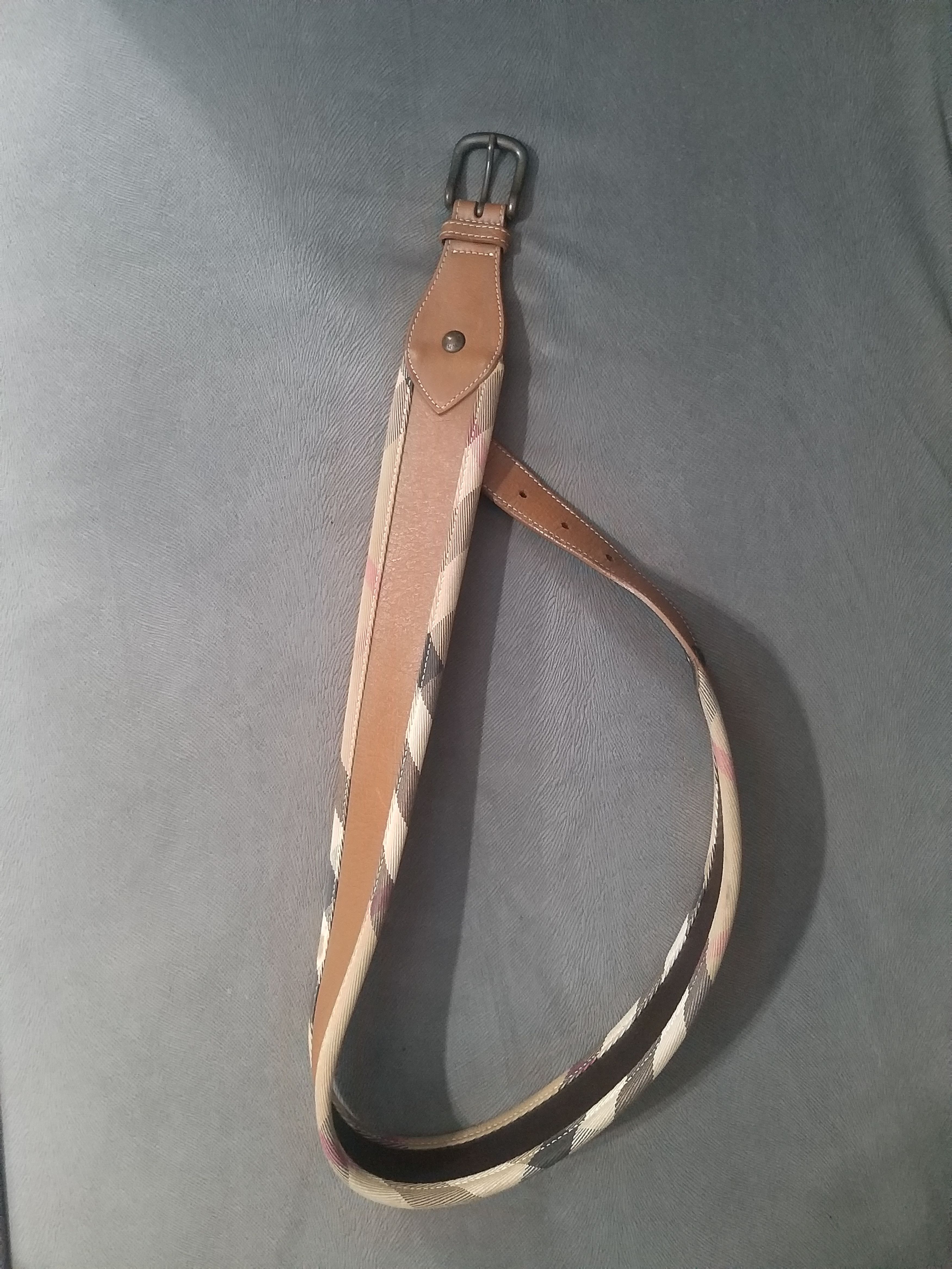 Burberry Rare Vtg 90s BURBERRY Belt Size ONE SIZE - 7 Thumbnail