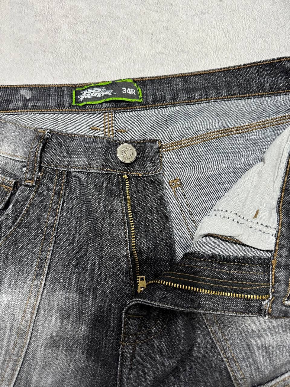 No Fear crazy y2k faded no fear japan style jeans if six was nine Size US 34 / EU 50 - 7 Thumbnail