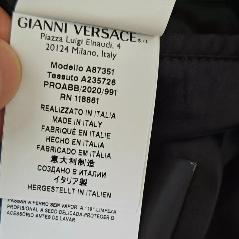 Versace Versace Baroque print silk cotton jacket Size US L / EU 52-54 / 3 - 8 Thumbnail