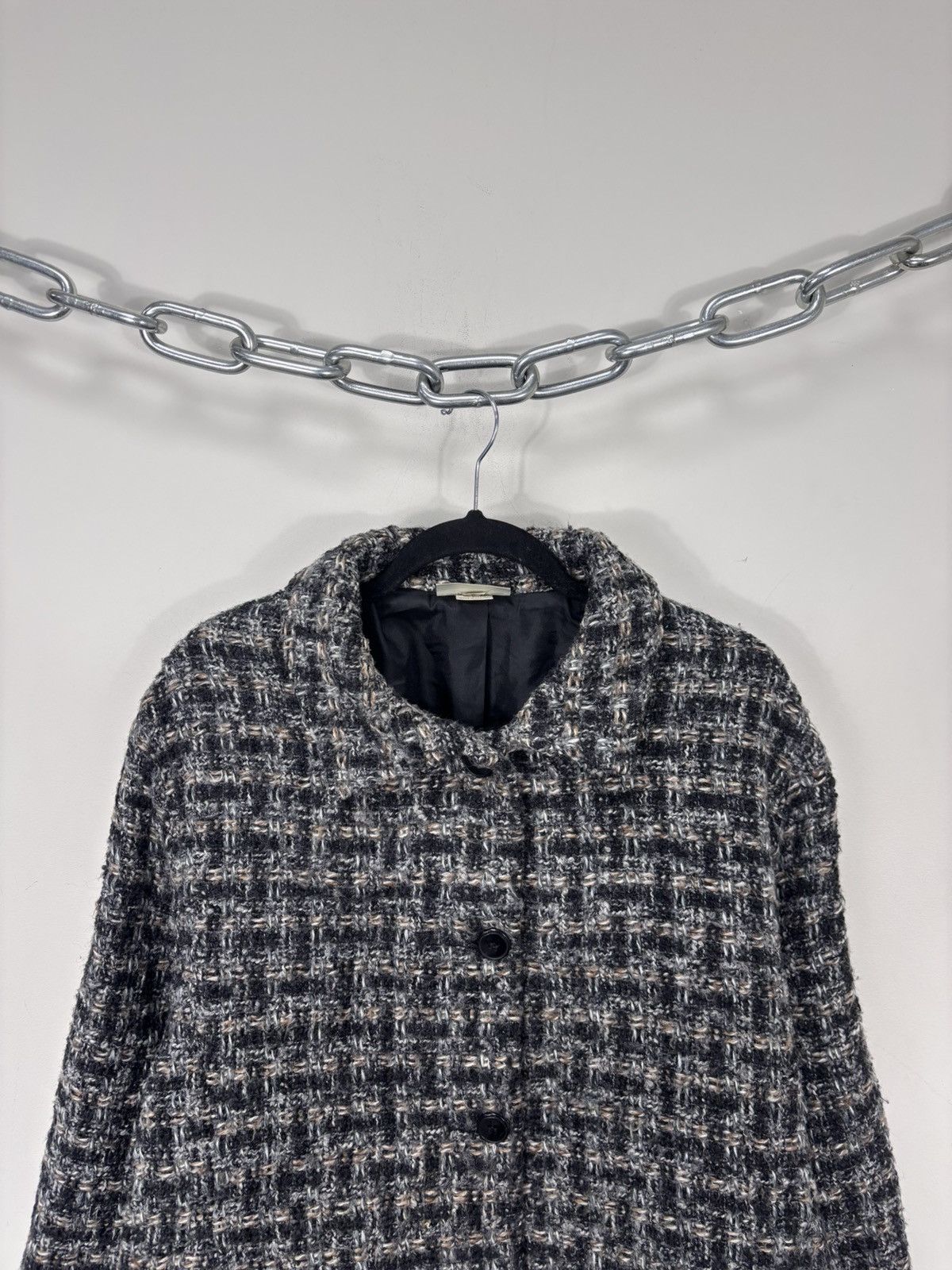 Other Vintage Weave Of The Irish Women’s Wool Blend Tweed Jacket Size L / US 10 / IT 46 - 15 Thumbnail