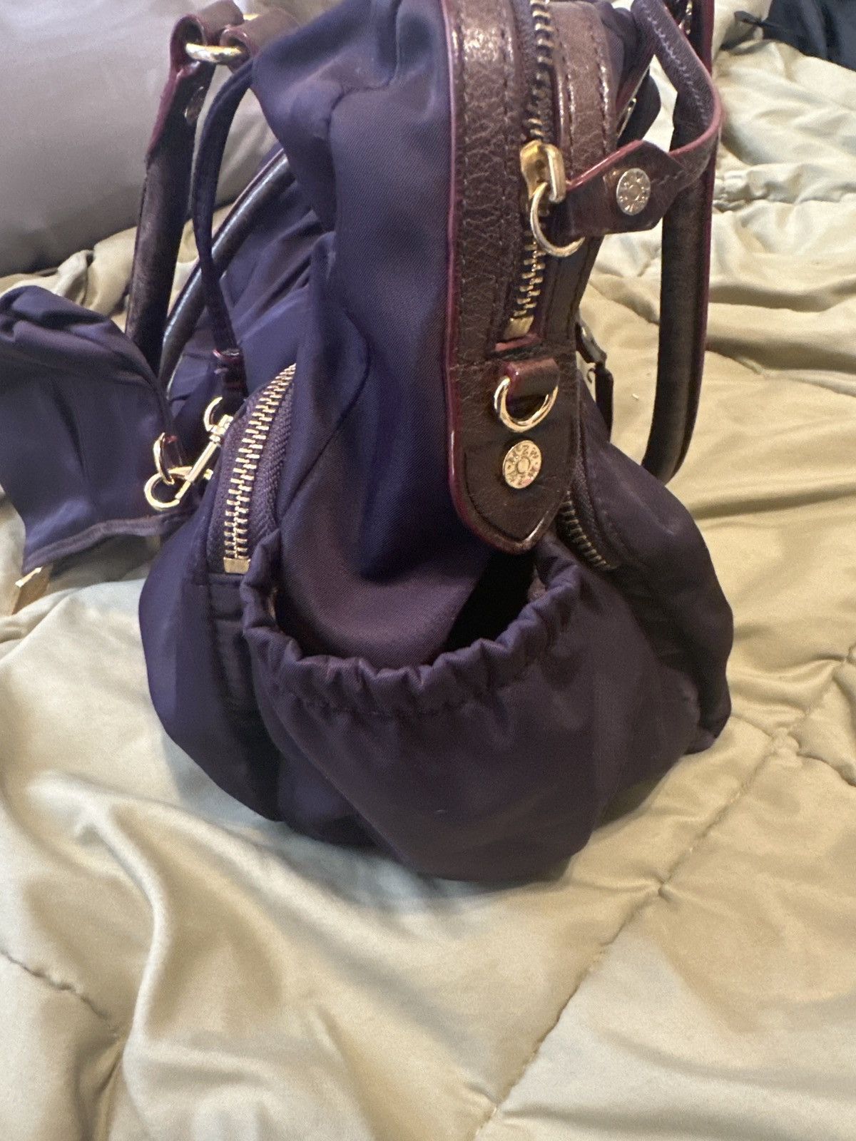MZ Wallace MZ Wallace Purple Nylon Shoulder Tote Bag Size ONE SIZE - 5 Thumbnail