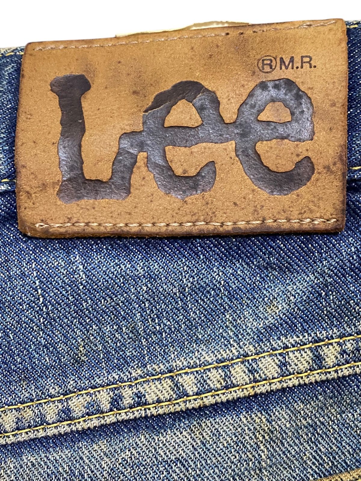 Lee Vintage Lee Riders Mud Wash Distressed Loose Jeans Size US 30 / EU 46 - 12 Thumbnail