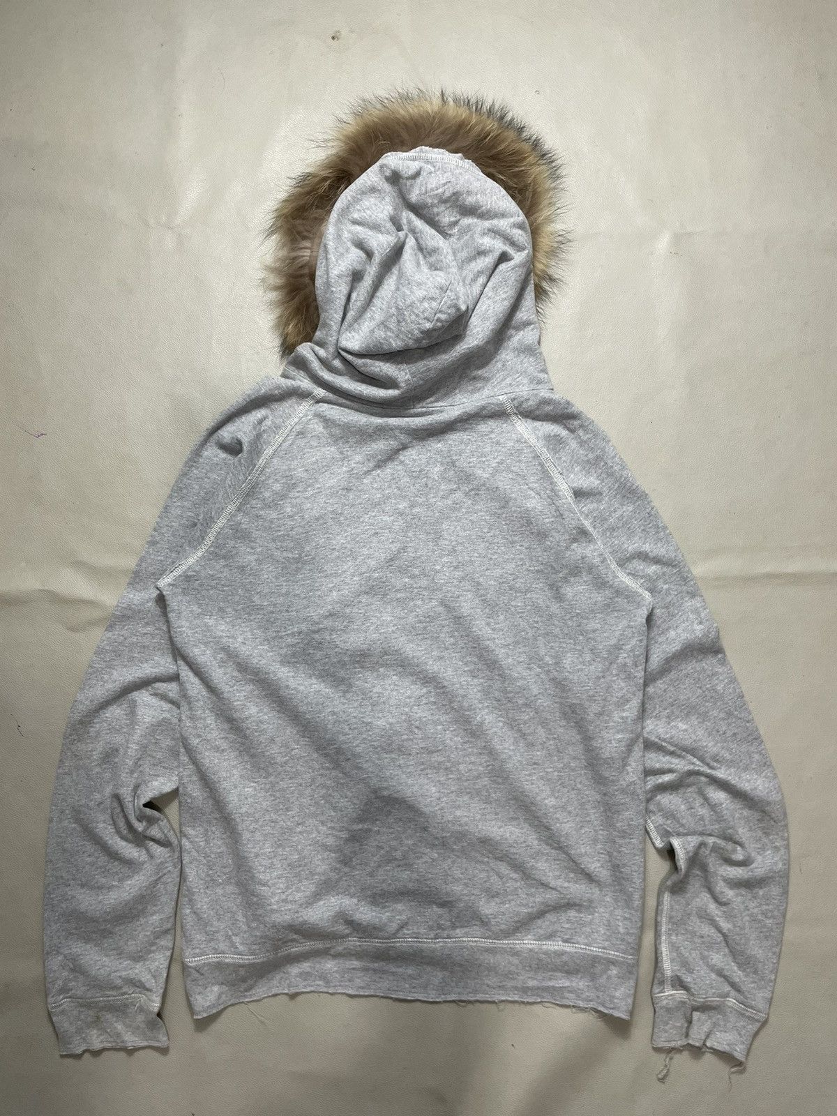 Beauty Beast Eastandstore Distressed Fur Hoodie lgb ifsix style Size US M / EU 48-50 / 2 - 6 Thumbnail