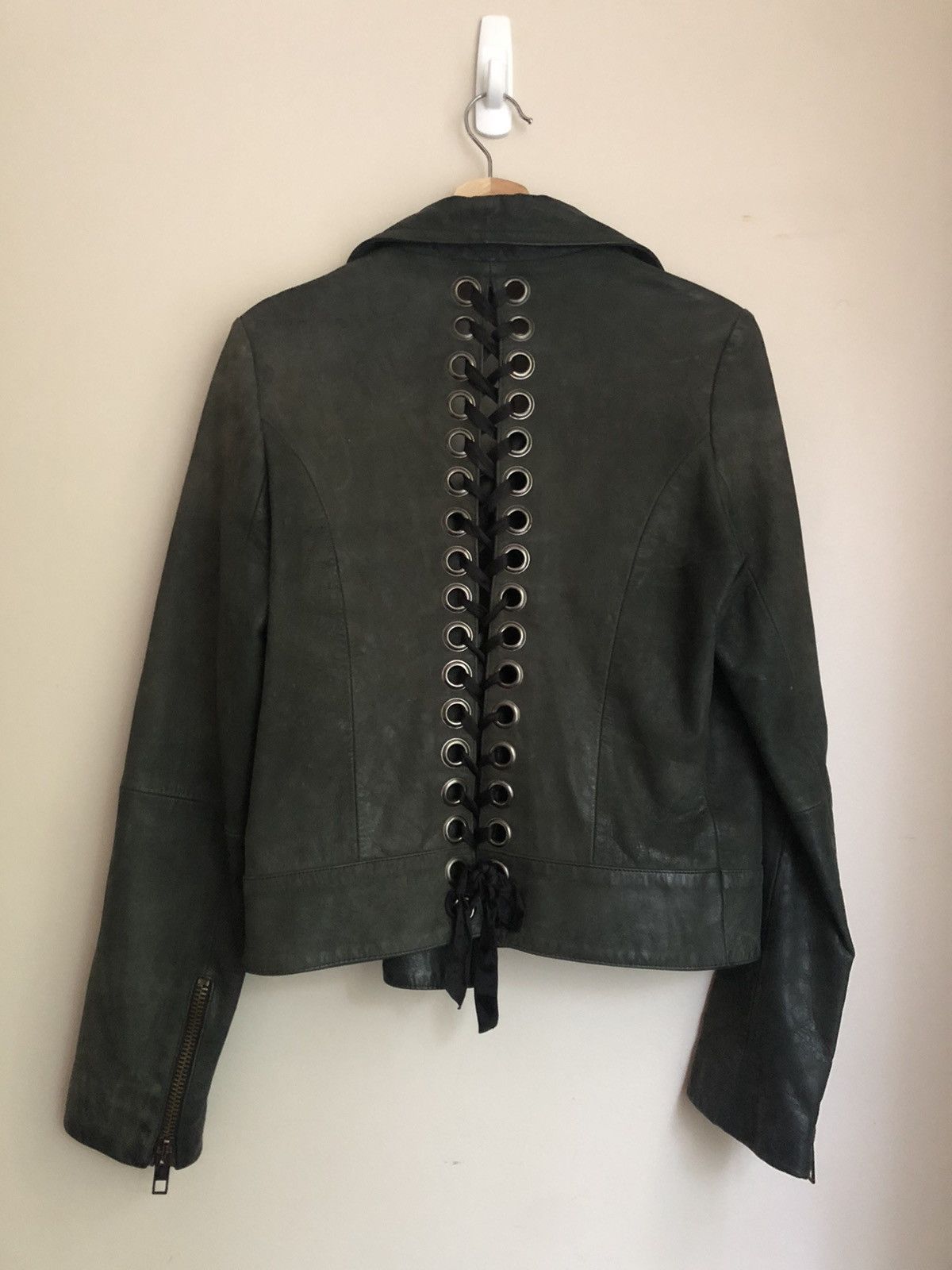 Other Very Rare Heavy Duty Lace Up Motorcycle Jacket Size M / US 6-8 / IT 42-44 - 1 Thumbnail