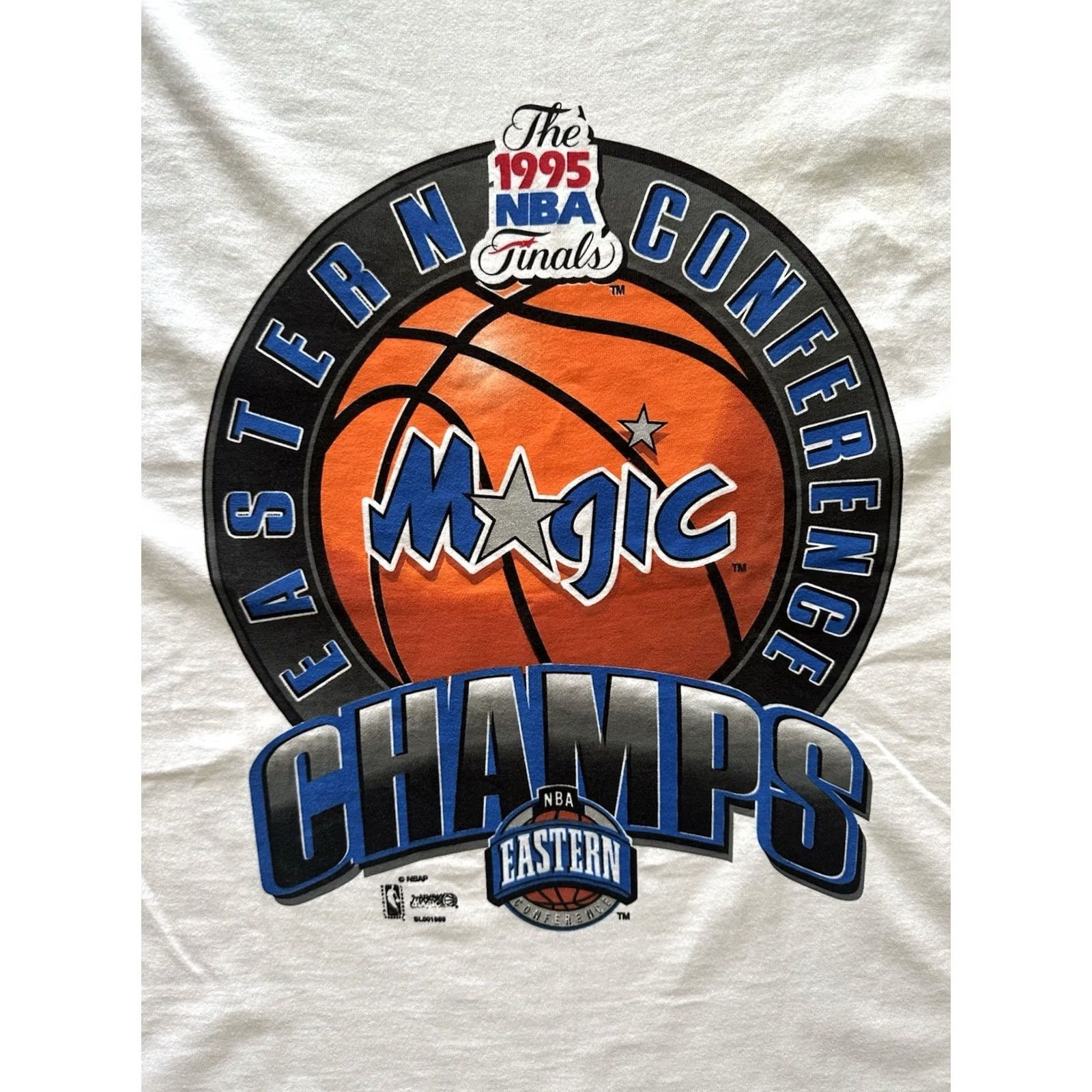 Salem Sportswear VINTAGE Salem Sportswear 1995 NBA Finals Orlando Magic Tee XL 90s Graphic NWOT Size US XL / EU 56 / 4 - 2 Thumbnail