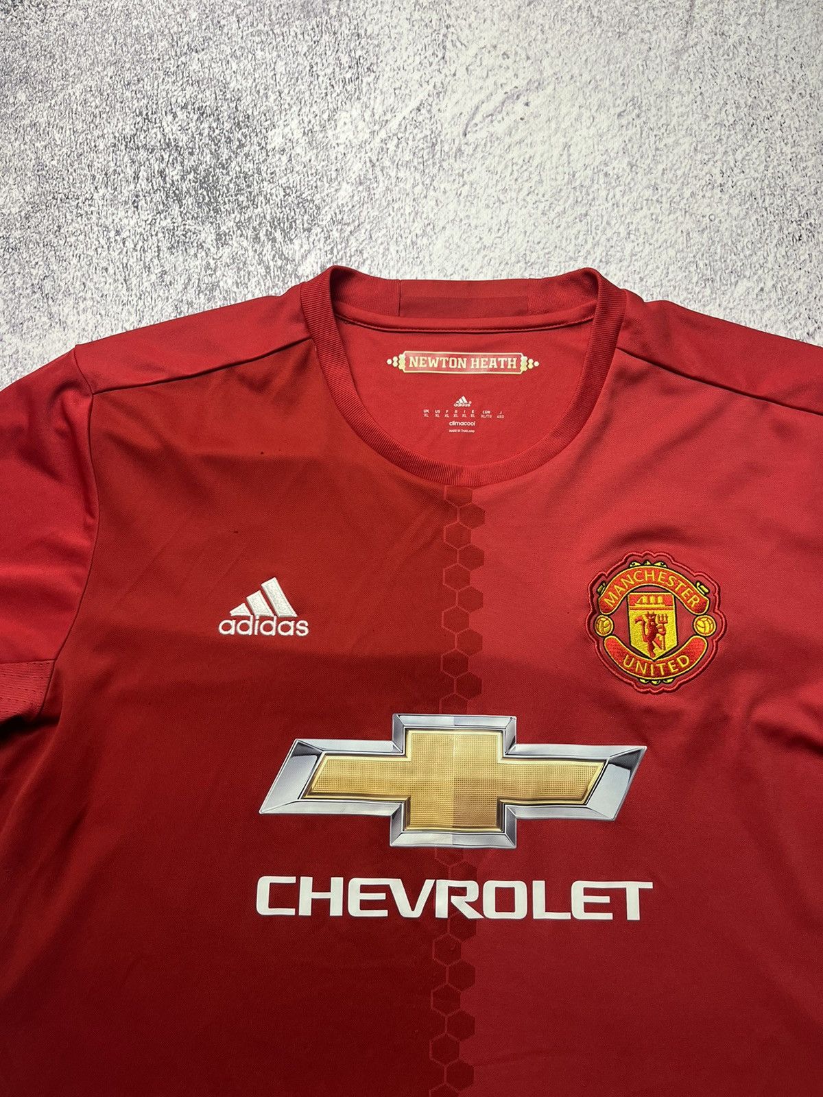 Vintage Adidas Manchester United 2016/17 Home Soccer Jersey Size XL Size US XL / EU 56 / 4 - 7 Thumbnail