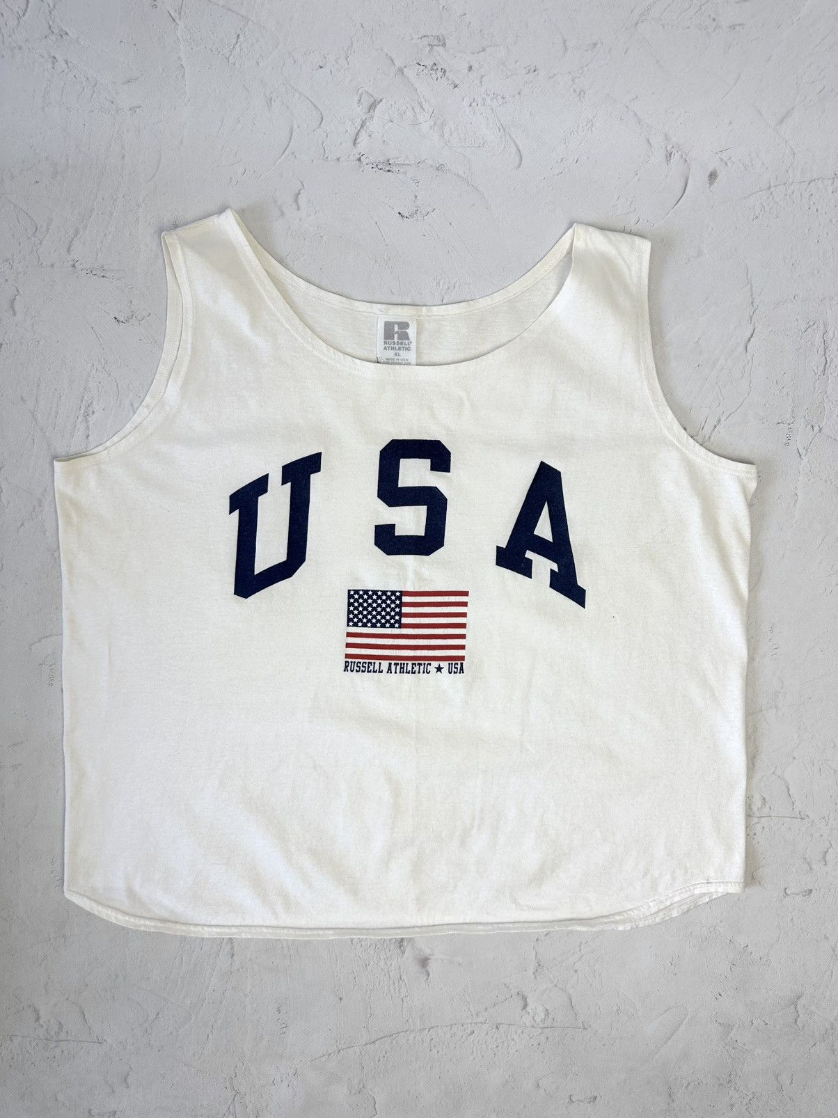 Russell Athletic × Vintage Vintage Russell Athletic USA Top Size XL / US 12-14 / IT 48-50 - 1 Thumbnail