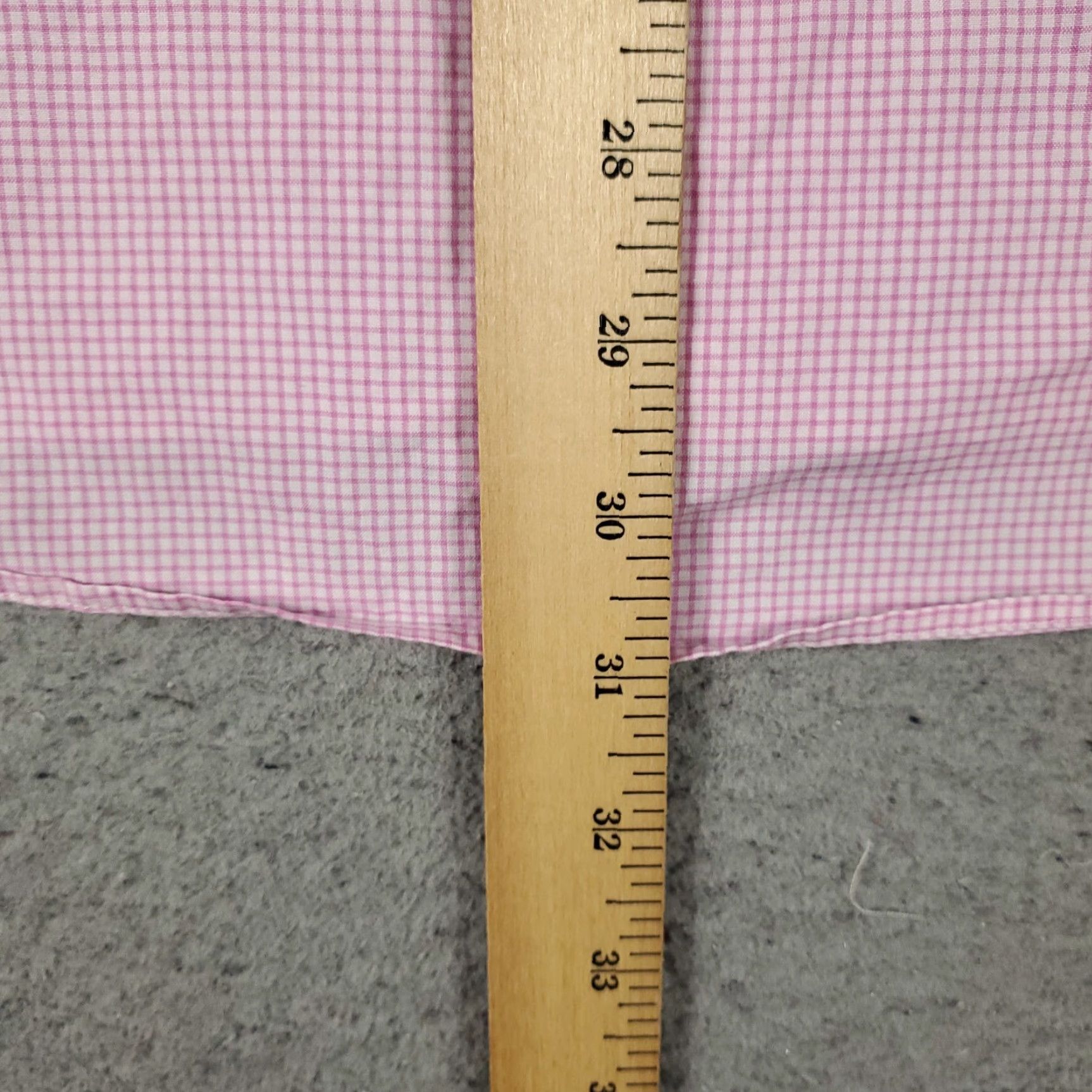 Ralph Lauren Ralph Lauren Dress Shirt Mens Size 16 Purple Check Long Sleeve Button-Up Regular Fit Size 42R - 4 Thumbnail