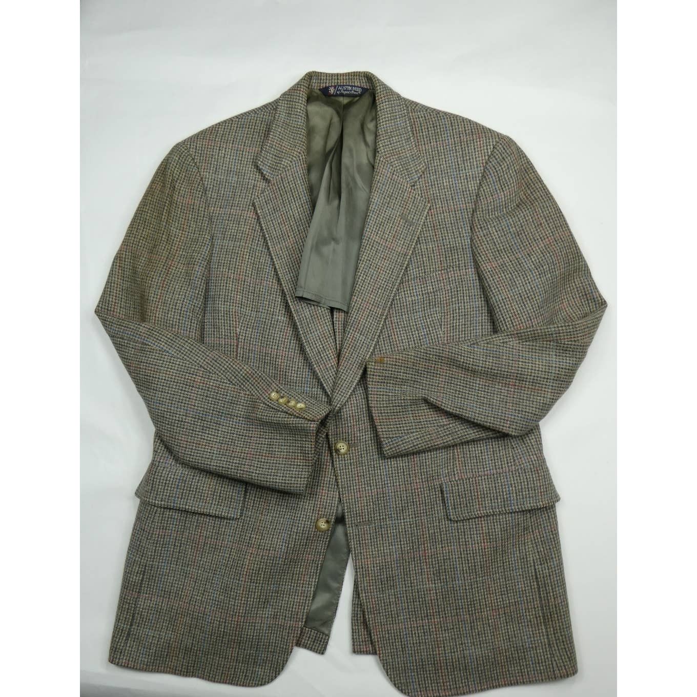 Austin Reed Austin Reed tweed herringbone blazer, 42R Size 42R - 1 Thumbnail