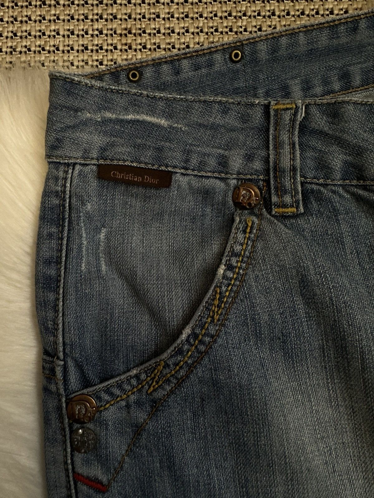 Christian Dior Monsieur Christian Dior Made in Italy Vintage Jeans Denim Rare y2k Size 34" / US 12 / IT 48 - 5 Thumbnail