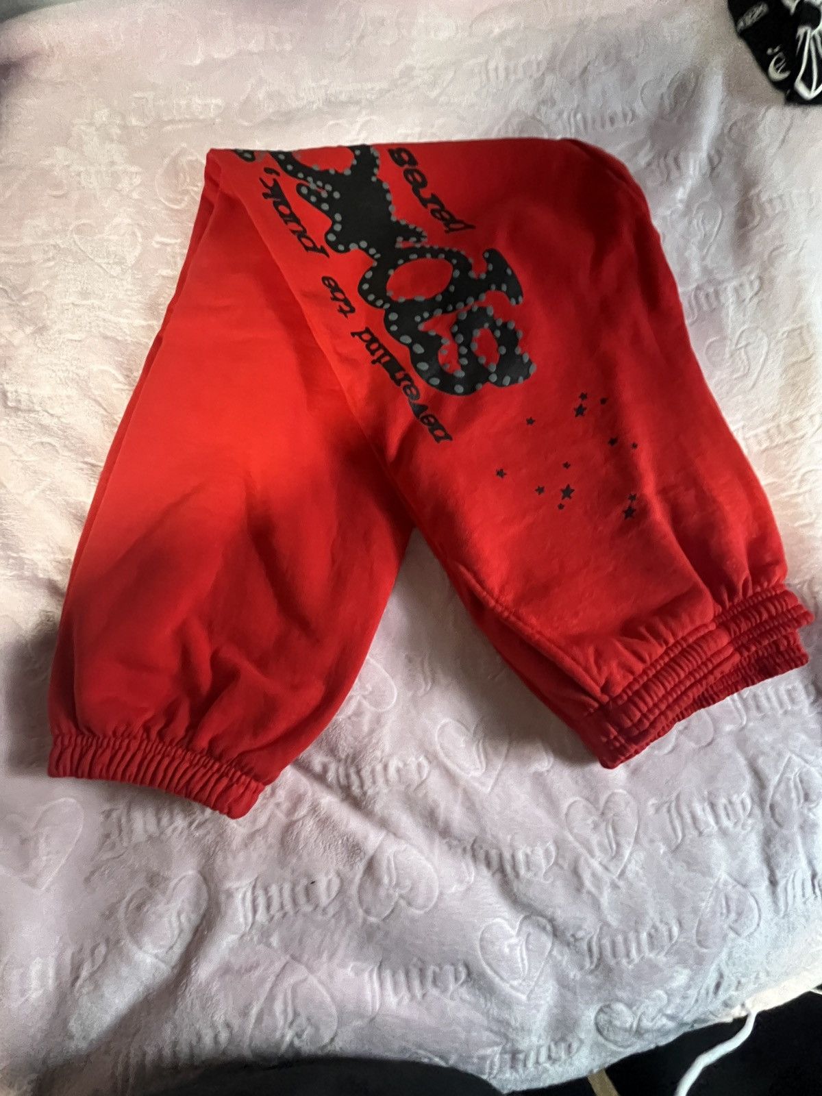 Sp5der Sp5der Red sweatpants Size US 35 - 1 Thumbnail