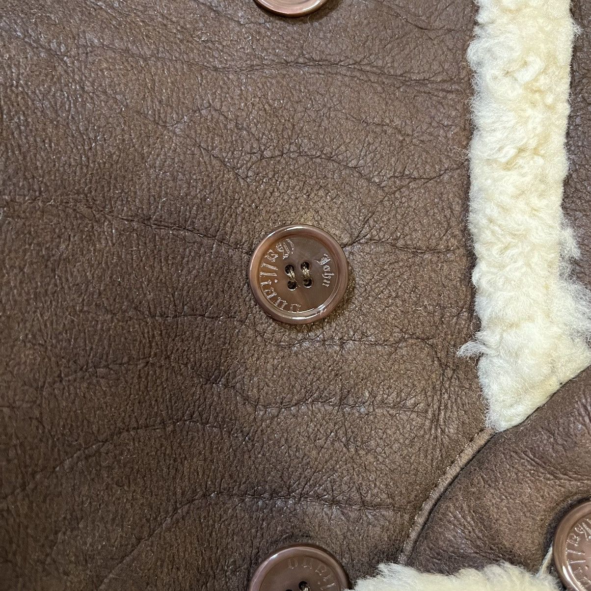 John Galliano 2000's John Galliano Shearling Sherpa Jacket Size S / US 4 / IT 40 - 15 Thumbnail