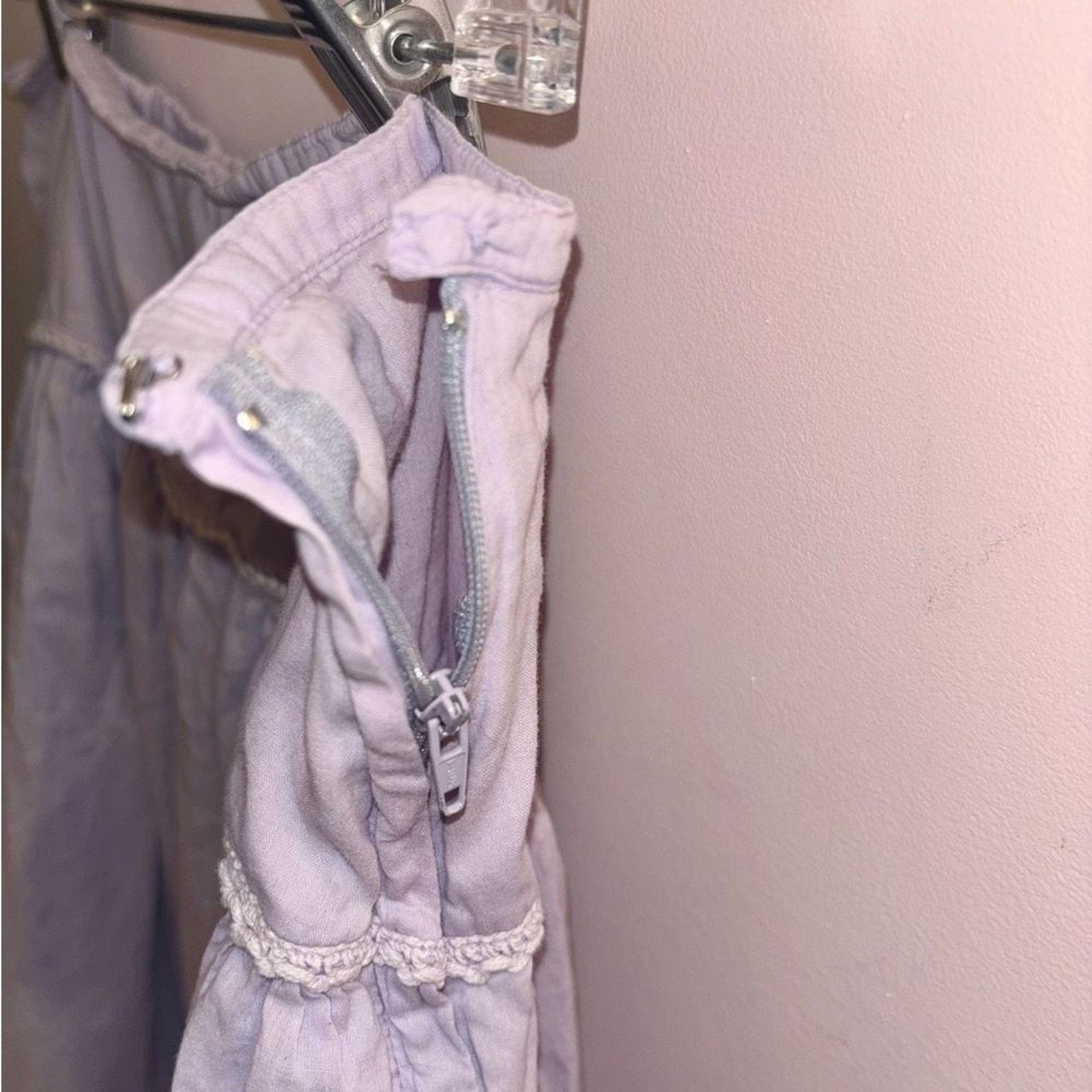 Anthropologie Venus Lilac Ruffle Midi Skirt L | Y2K Coquette Vibe Size 36" / US 14 / IT 50 - 5 Thumbnail