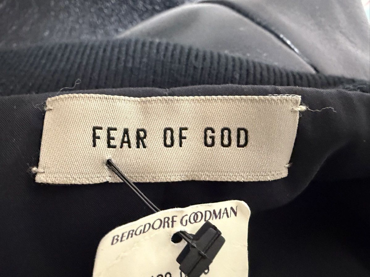 Fear of God Fear of god 8th Striped Full-Grain Leather Bomber Jacket Size US L / EU 52-54 / 3 - 5 Thumbnail
