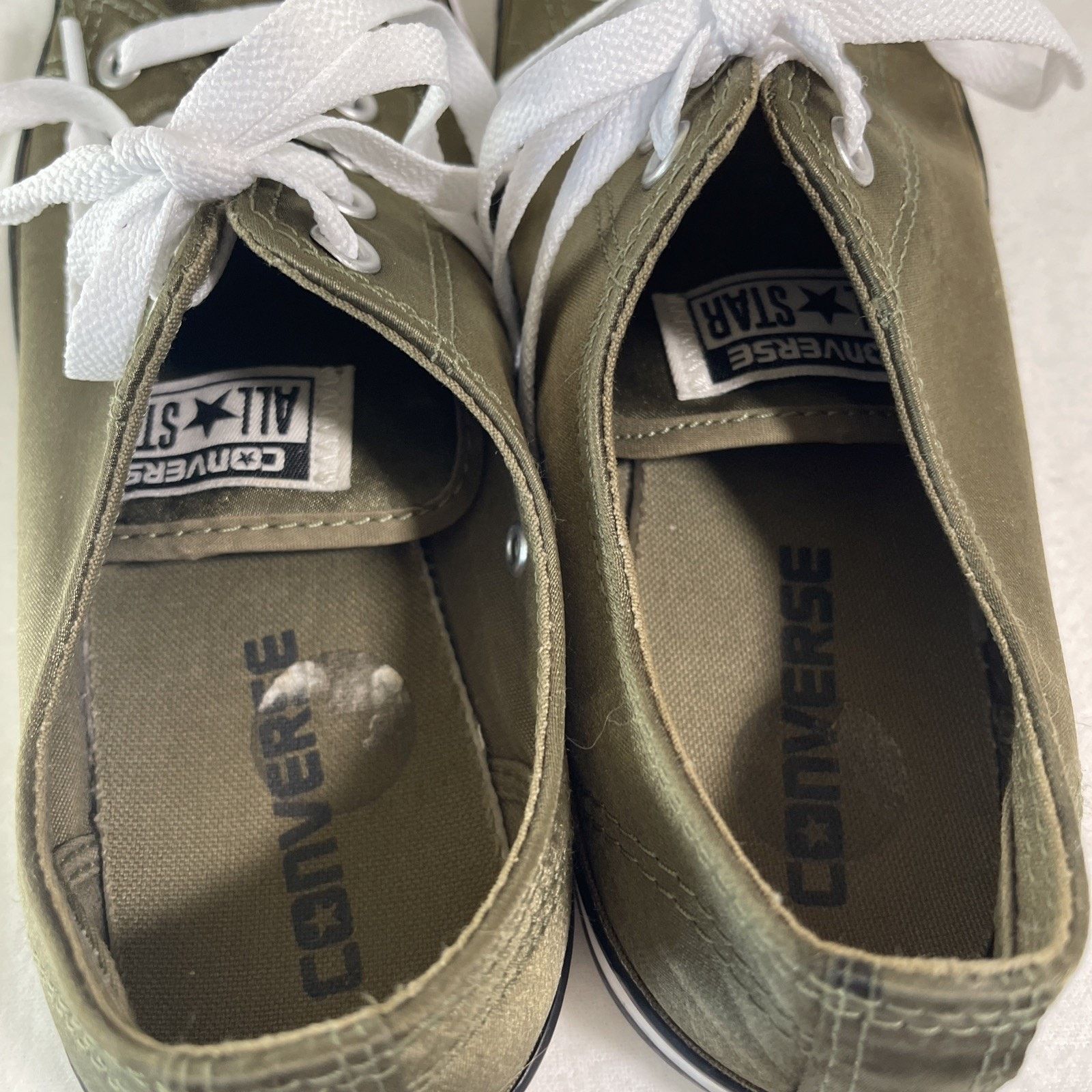 Converse Converse All Star Chuck Taylor Size 7 Women’s Green Satin Size US 7 / IT 37 - 6 Thumbnail