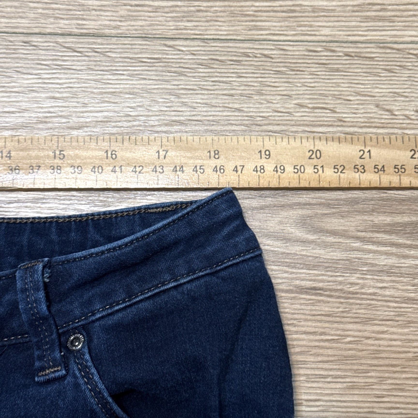 Lee VINTAGE Lee Women's Jean Pants Skinny Fit High Rise Medium Blue Size 18 Plus Size 40" / US 18 - 5 Thumbnail