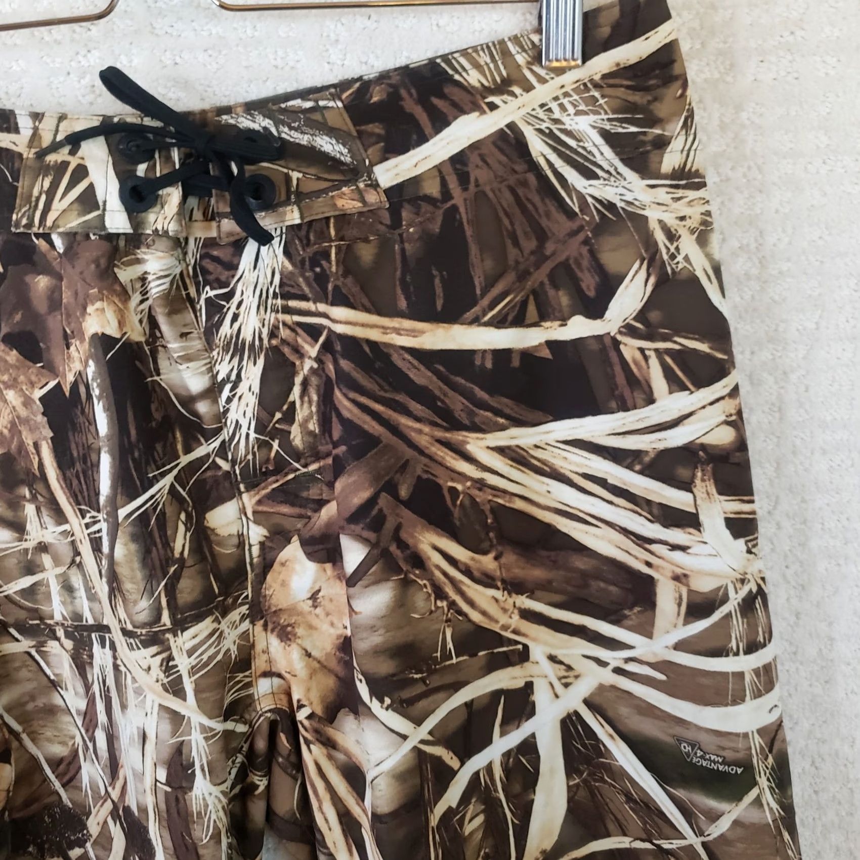 Vintage Columbia PFG Men's Board Shorts 32x11 Camouflage Beer Opener Quick Dry Moisture Wicking 5-Pocket Men’s Casual Summer Size US 32 / EU 48 - 4 Thumbnail