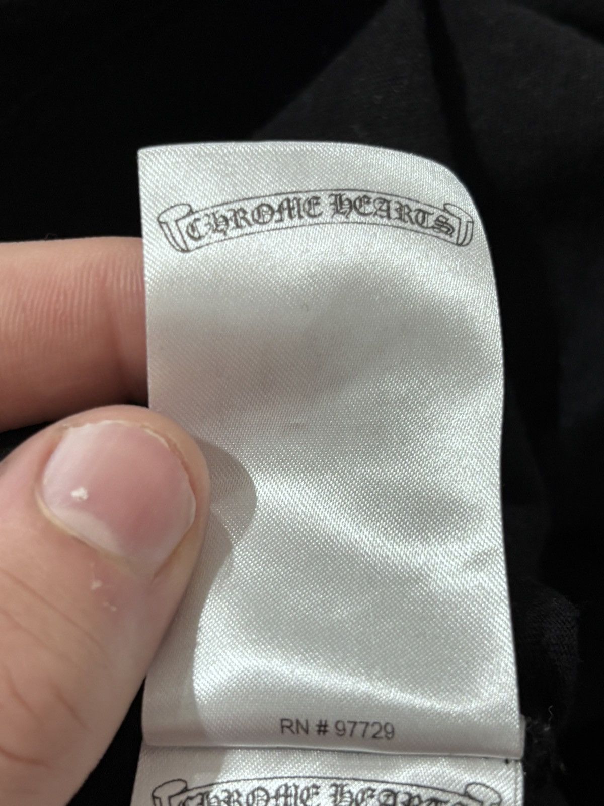 Chrome Hearts Chrome Hearts Neon Script Logo Black Tee Size US M / EU 48-50 / 2 - 9 Thumbnail