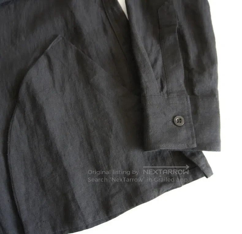 Yohji Yamamoto Yohji Yamamoto Black linen military shirt jacket Size US M / EU 48-50 / 2 - 4 Thumbnail