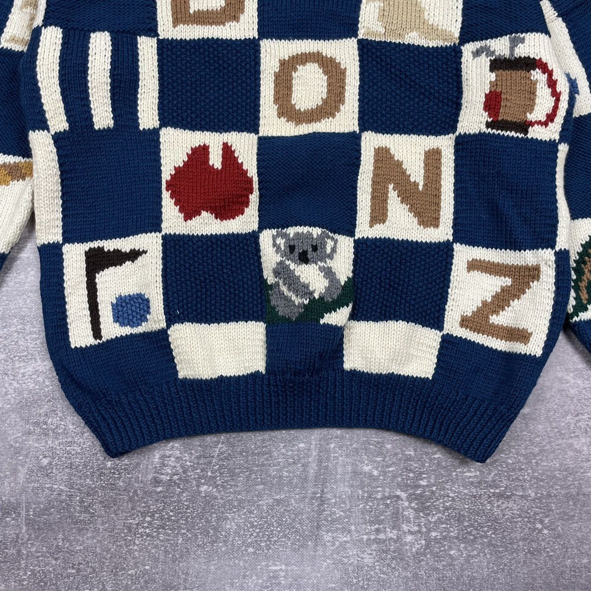 Vintage Vintage Bonzo Australian Handmade Sweather Size US XL / EU 56 / 4 - 3 Thumbnail