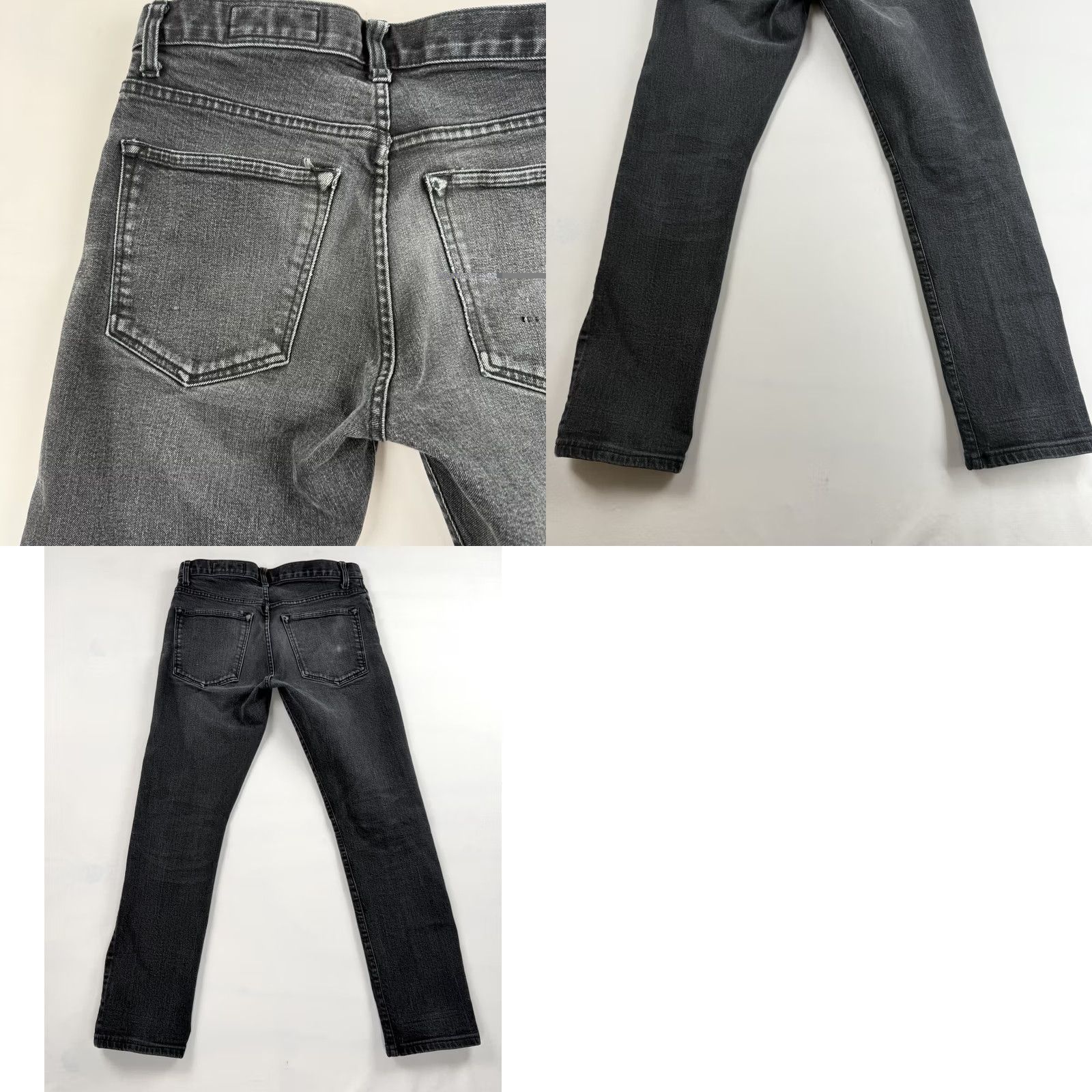 Imogene + Willie Imogene and Willie Barton Slim Jeans Mens Size 30 Black Selvedge Button Fly Slim Straight 5-Pocket Denim Inseam 28 Size US 30 / EU 46 - 10 Thumbnail