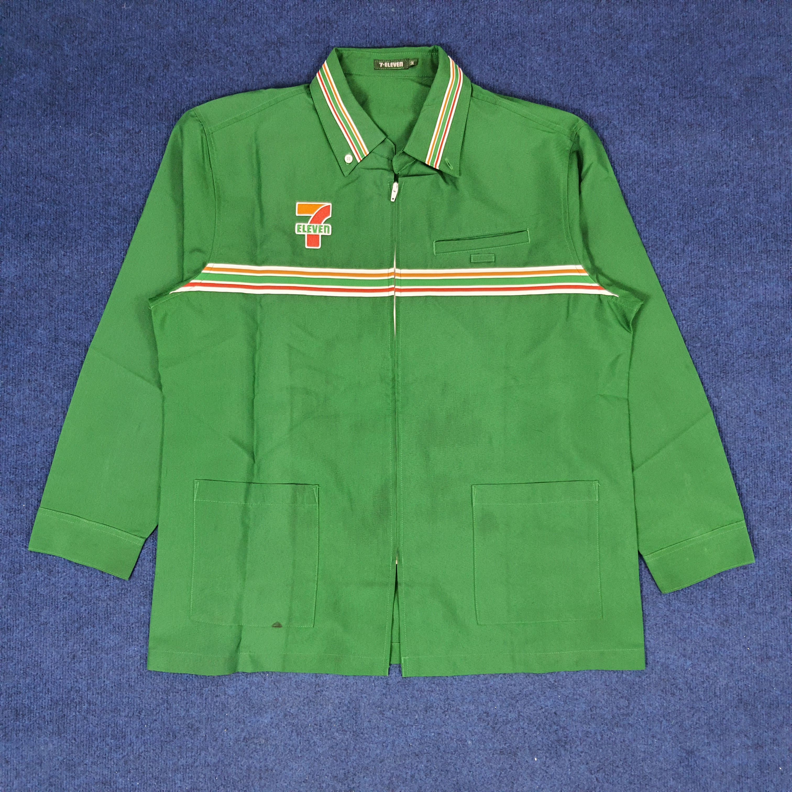Japanese Brand × Vintage Vintage 7 Eleven Japan Edition Staff Uniform Jacket Size US L / EU 52-54 / 3 - 1 Thumbnail