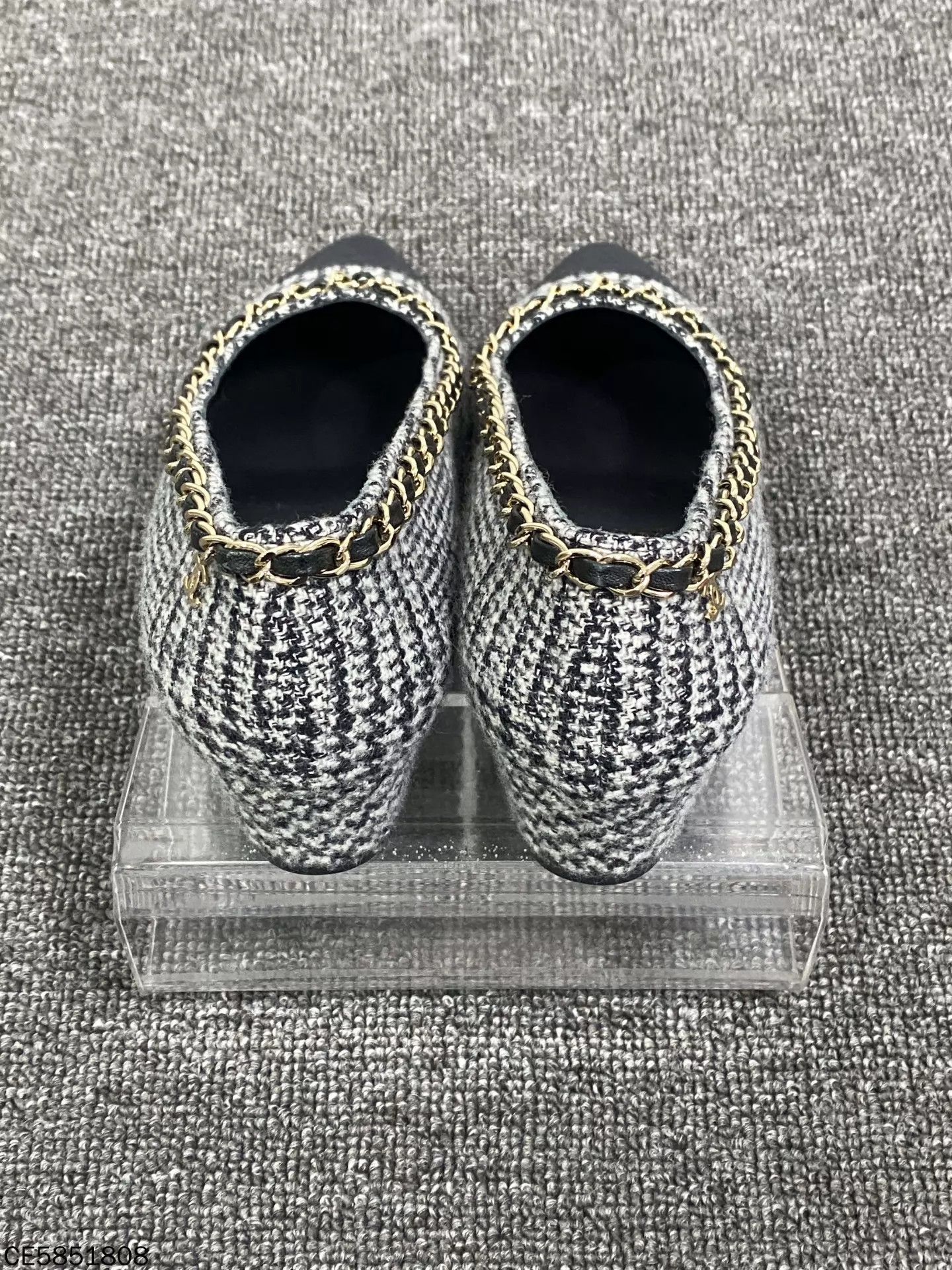 Chanel Chanel leather chain-woven flat shoes 35.5 Size US 5 / IT 35 - 5 Thumbnail