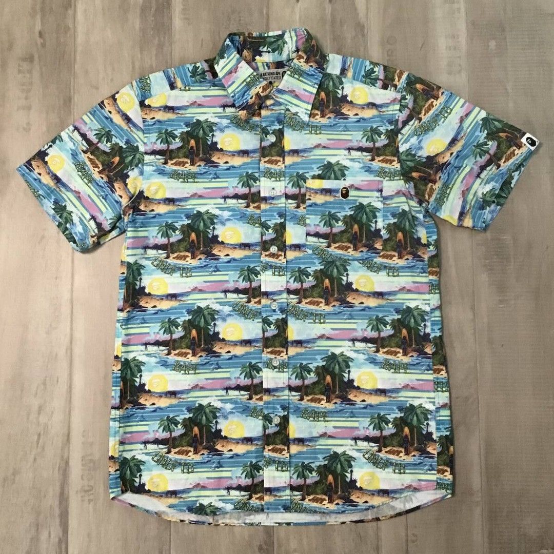 Bape × Undefeated BAPE × Undefeated Short Sleeve Shirt a bathing ape Size US M / EU 48-50 / 2 - 1 Thumbnail