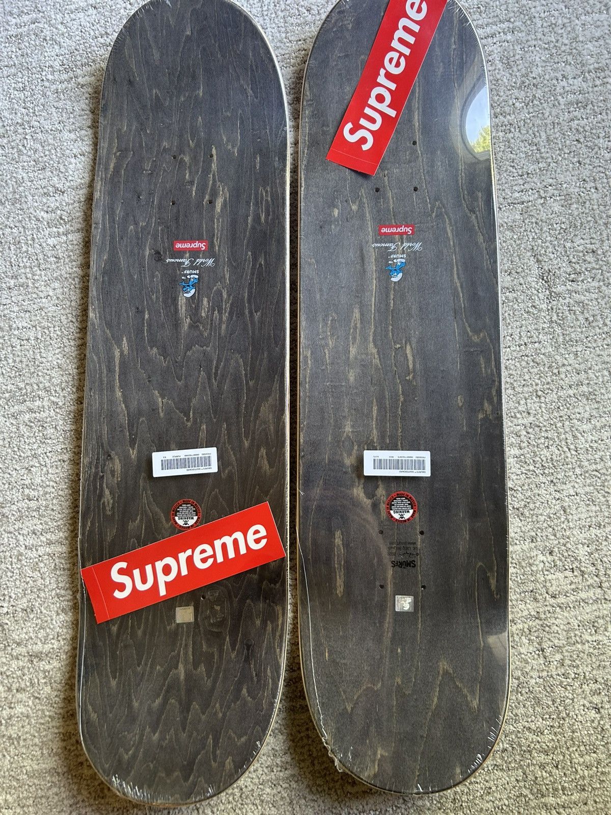 Supreme Supreme Smurf Skate decks (lot of 2) Size ONE SIZE - 4 Thumbnail