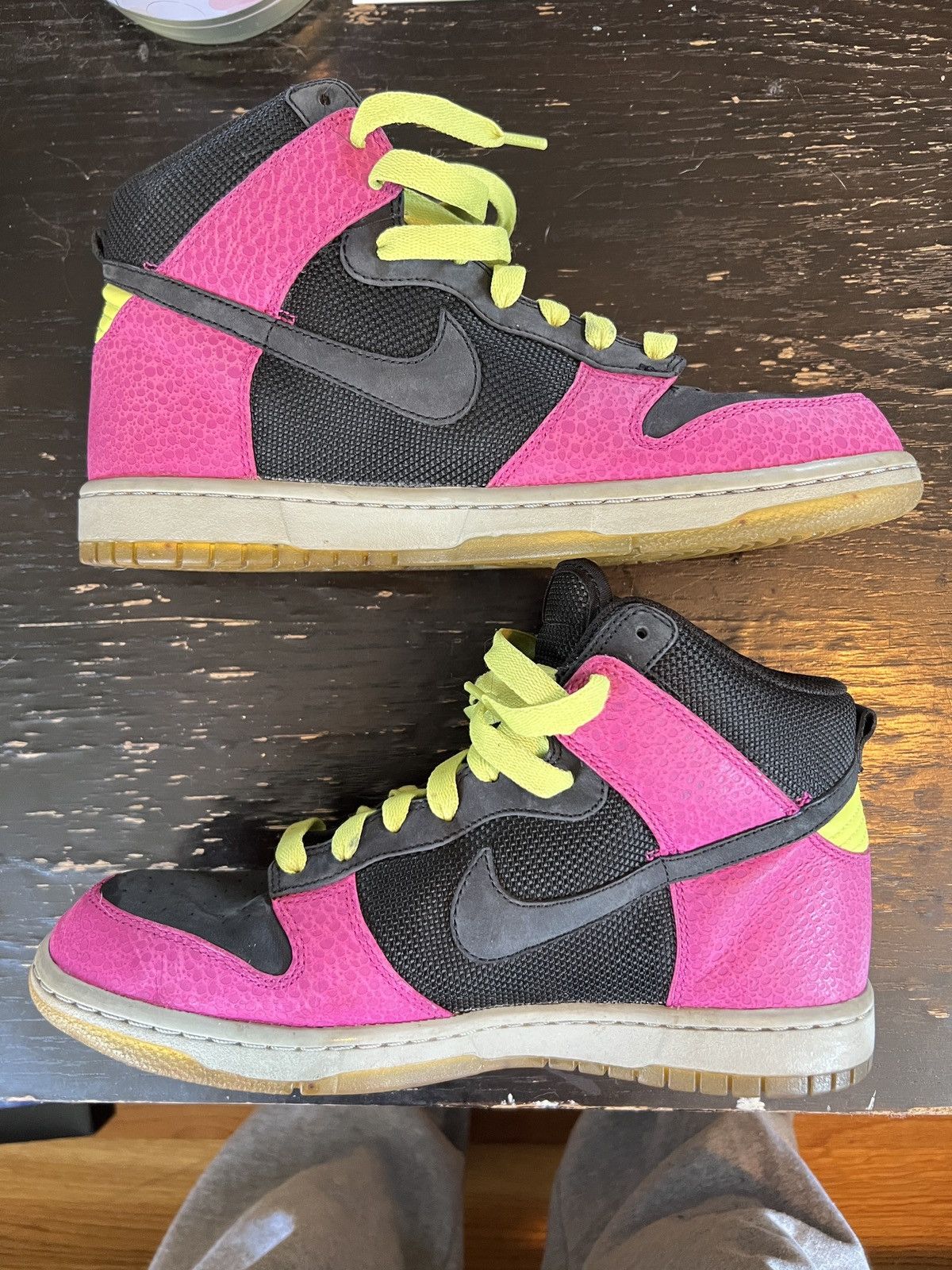 Nike Dunk High Supreme Spark Rave Pink Size US 8.5 / EU 41-42 - 2 Thumbnail